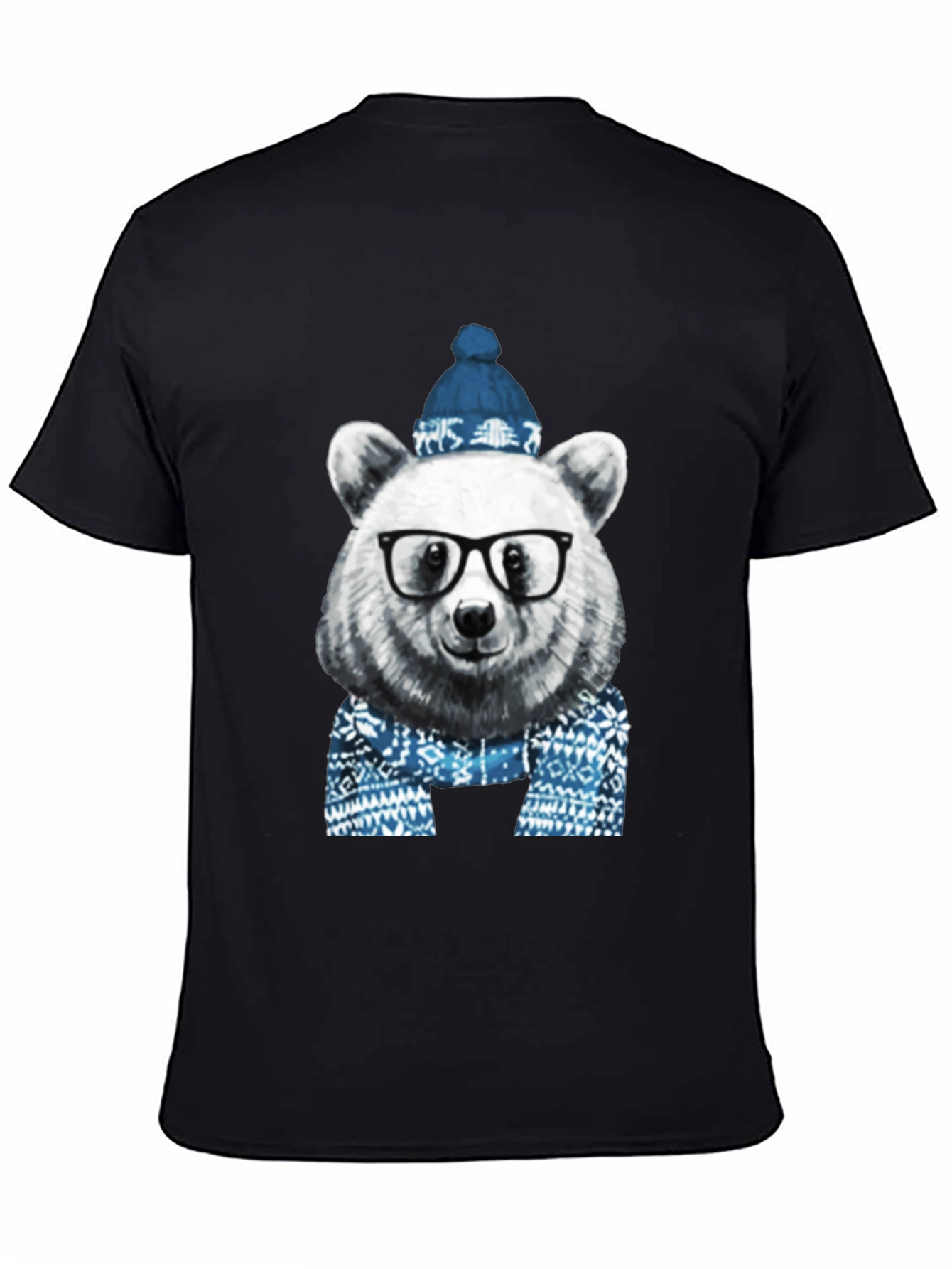 Bear with Glasses T-Shirt - Winter Edition