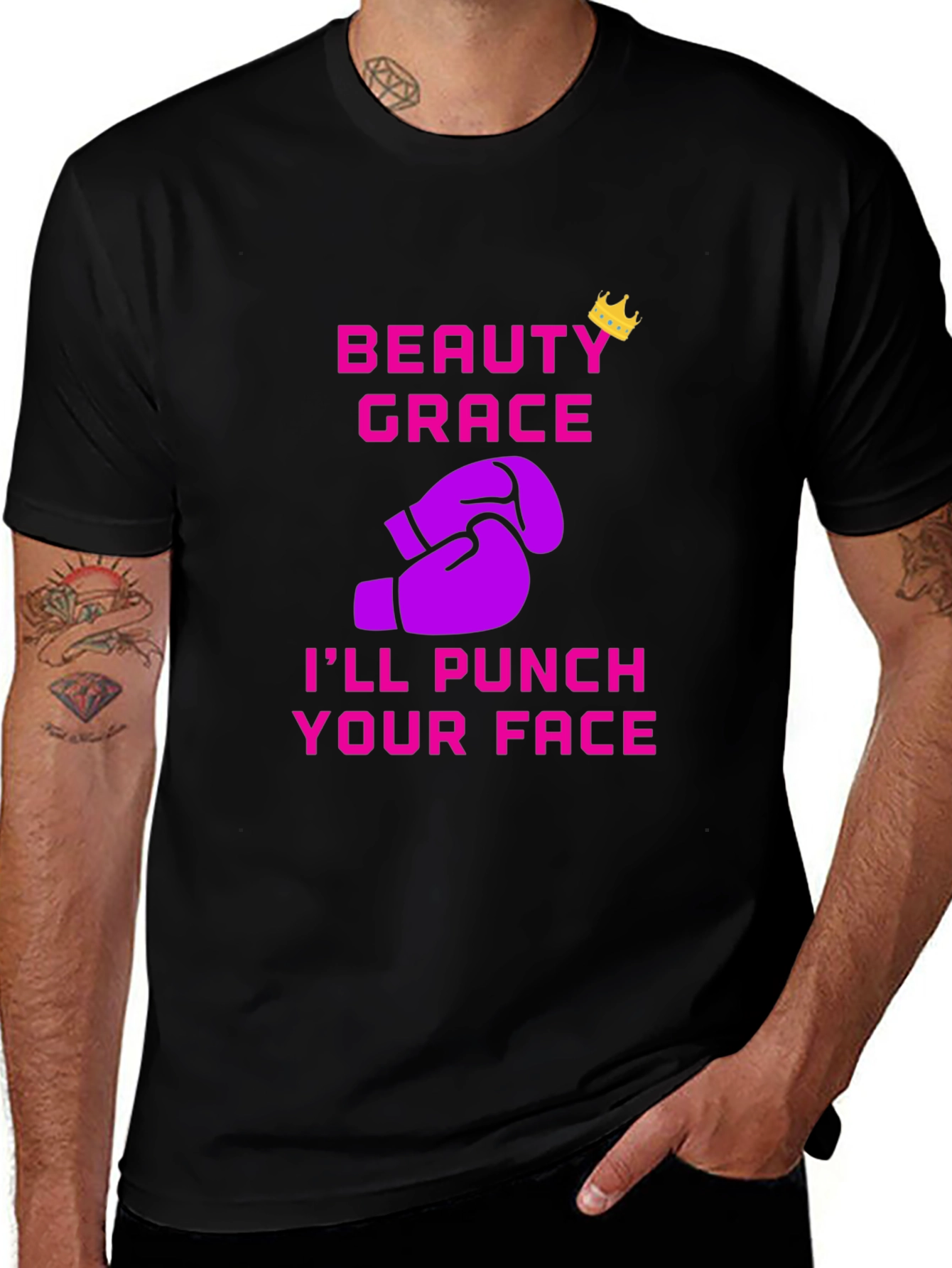 Beauty Grace Punch Your Face T-Shirt