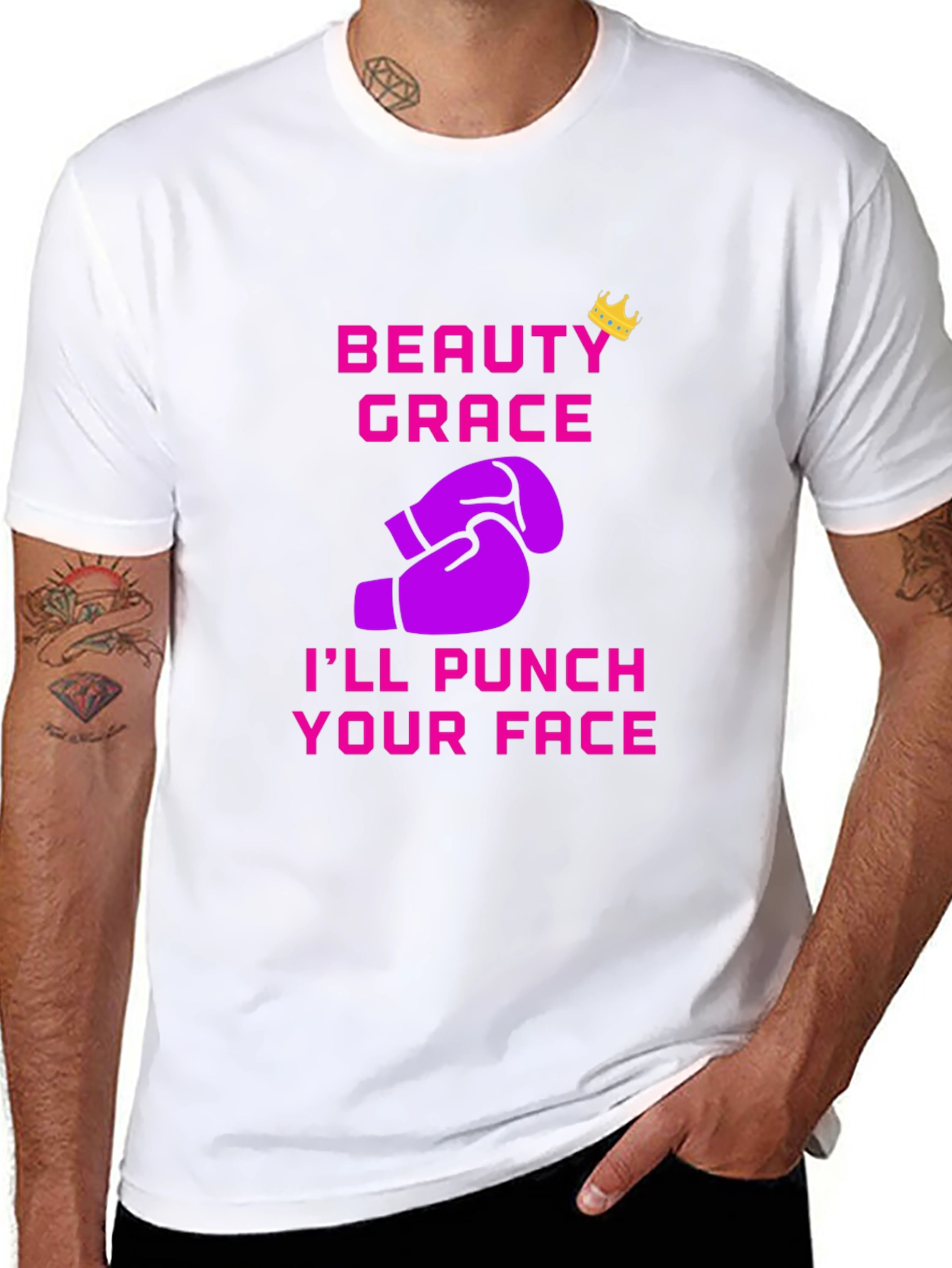 Beauty Grace Punch Your Face T-Shirt