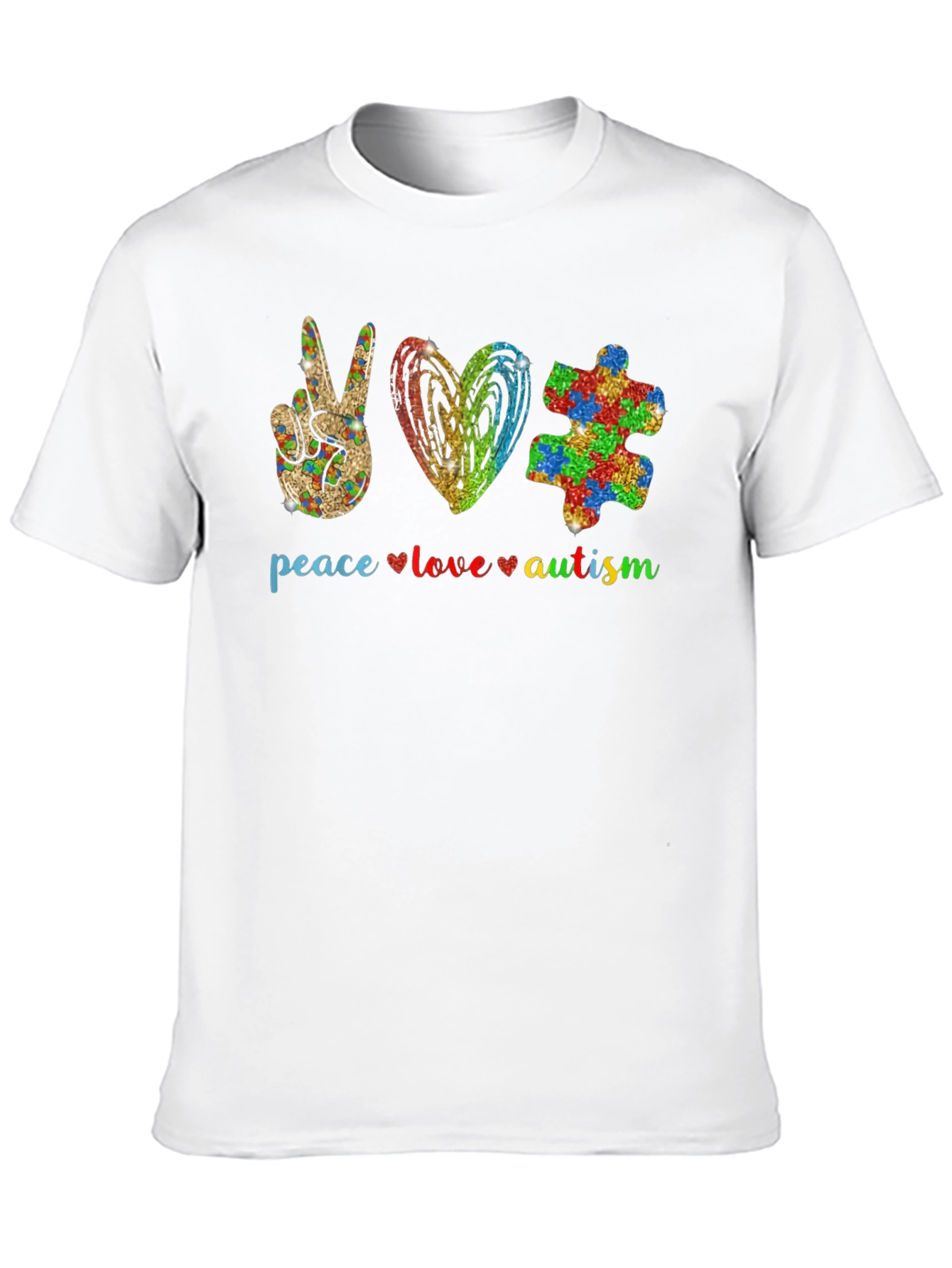 Peace Love Autism T-Shirt