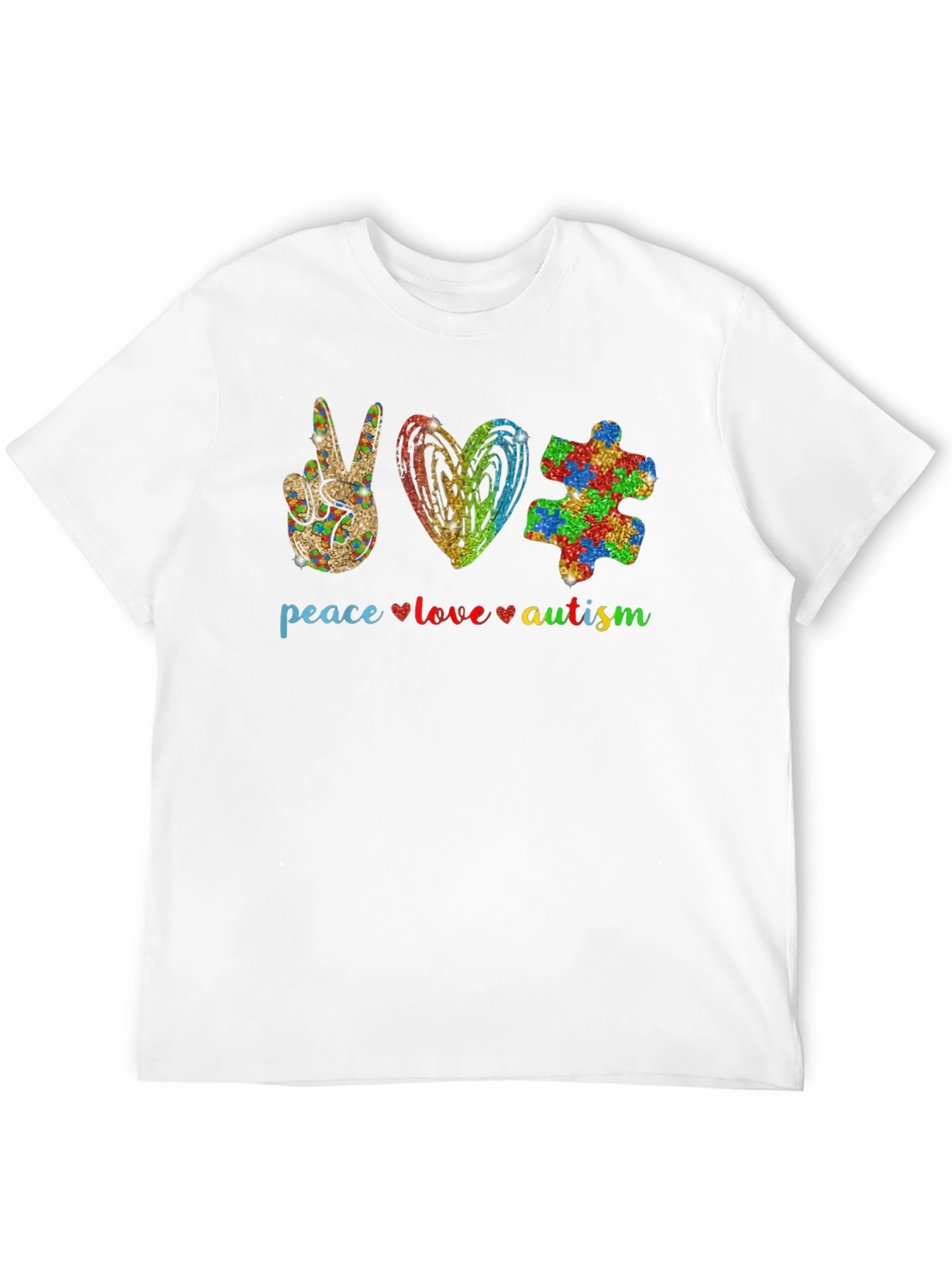 Peace Love Autism T-Shirt
