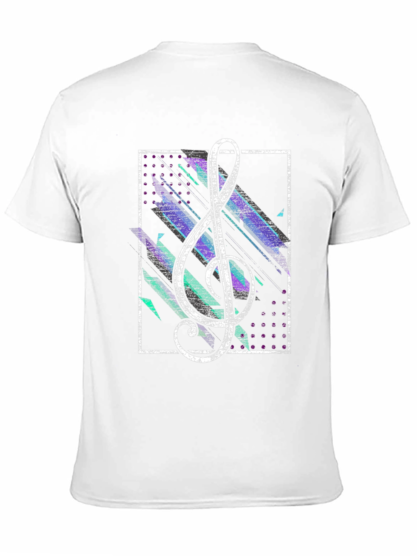 Treble Clef Graphic Tee - Music Lovers T-Shirt