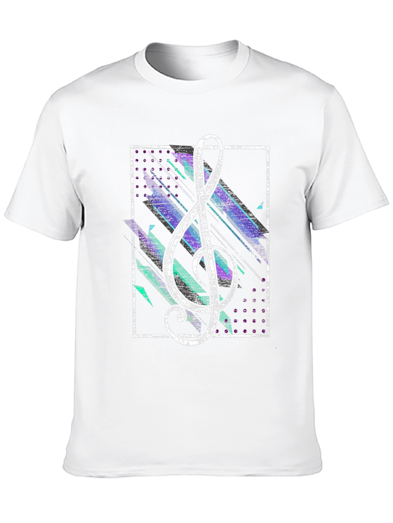 Treble Clef Graphic Tee - Music Lovers T-Shirt