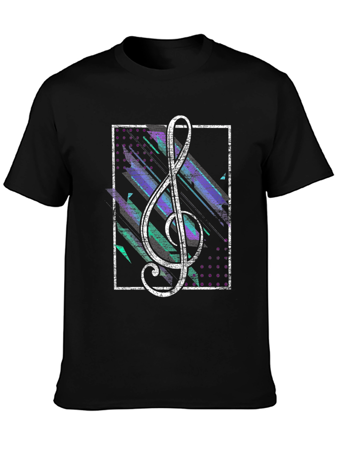 Treble Clef Graphic Tee - Music Lovers T-Shirt
