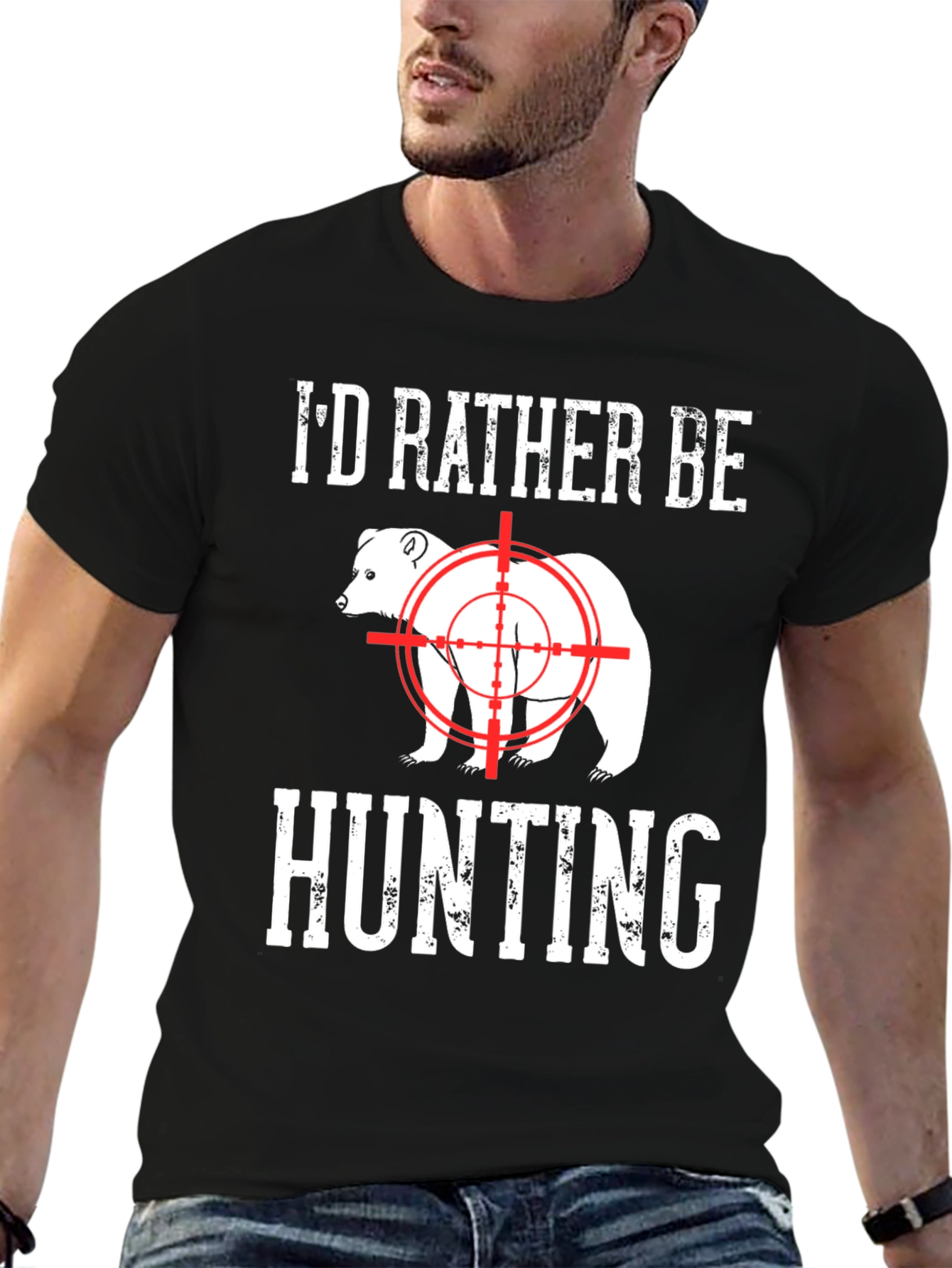 Hunting Bear Graphic Tee