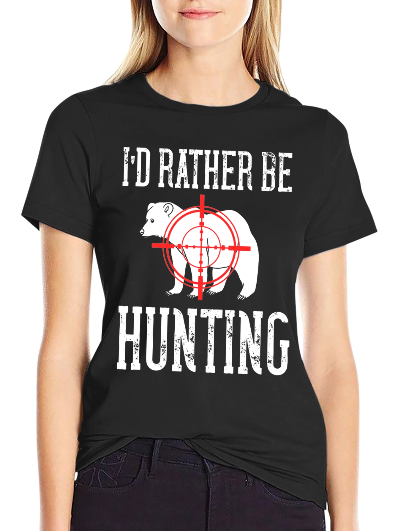 Hunting Bear Graphic Tee