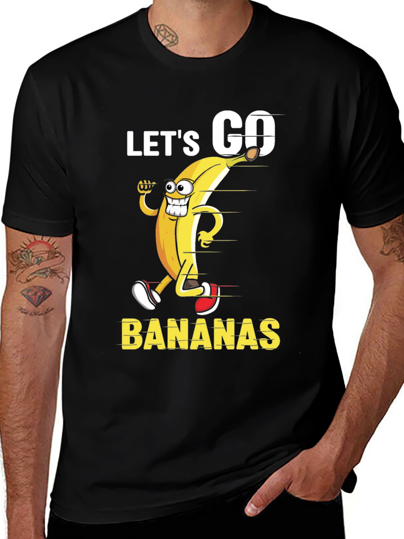 Lets Go Bananas Graphic T-Shirt