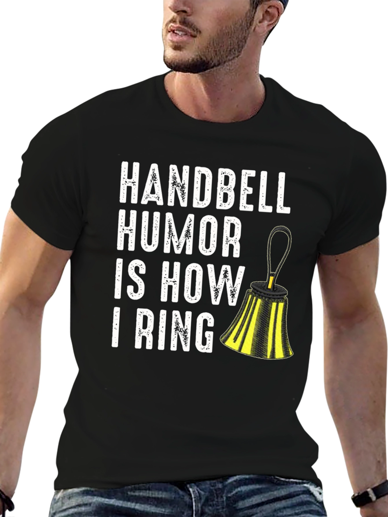 Handbell Humor T-Shirt - I Ring Design