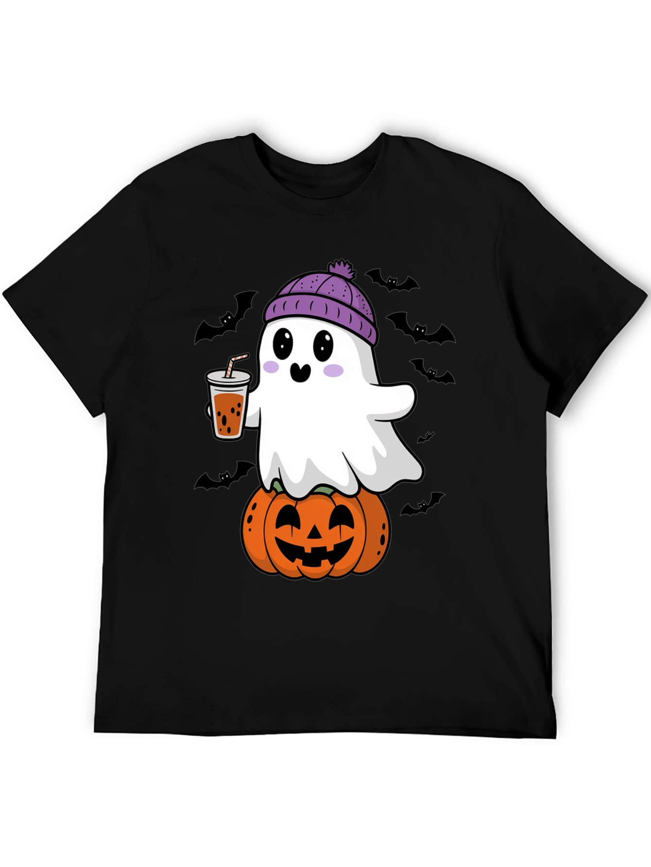 Halloween Ghost Pumpkin T-Shirt