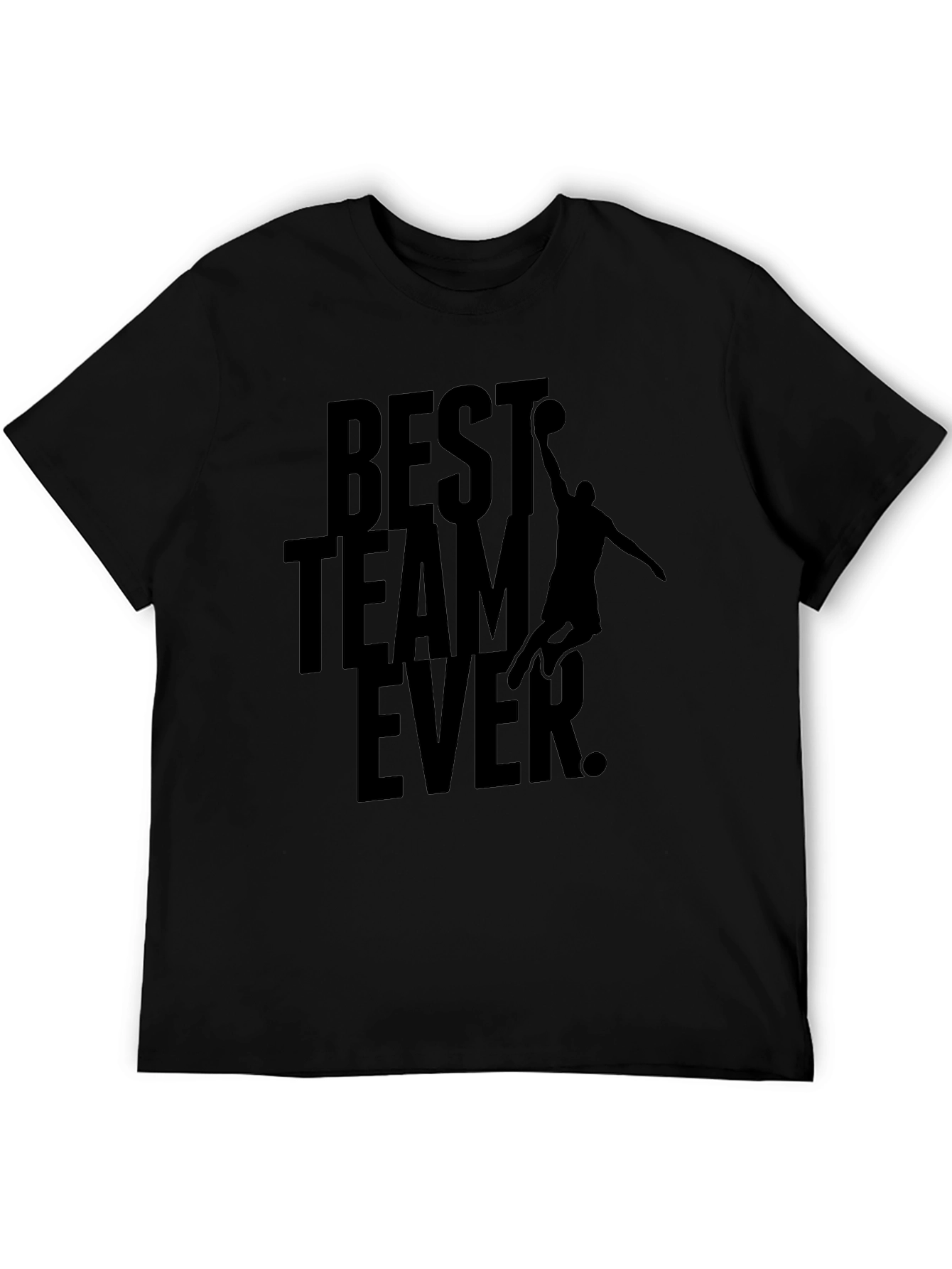 Best Team Ever Black Graphic Tee