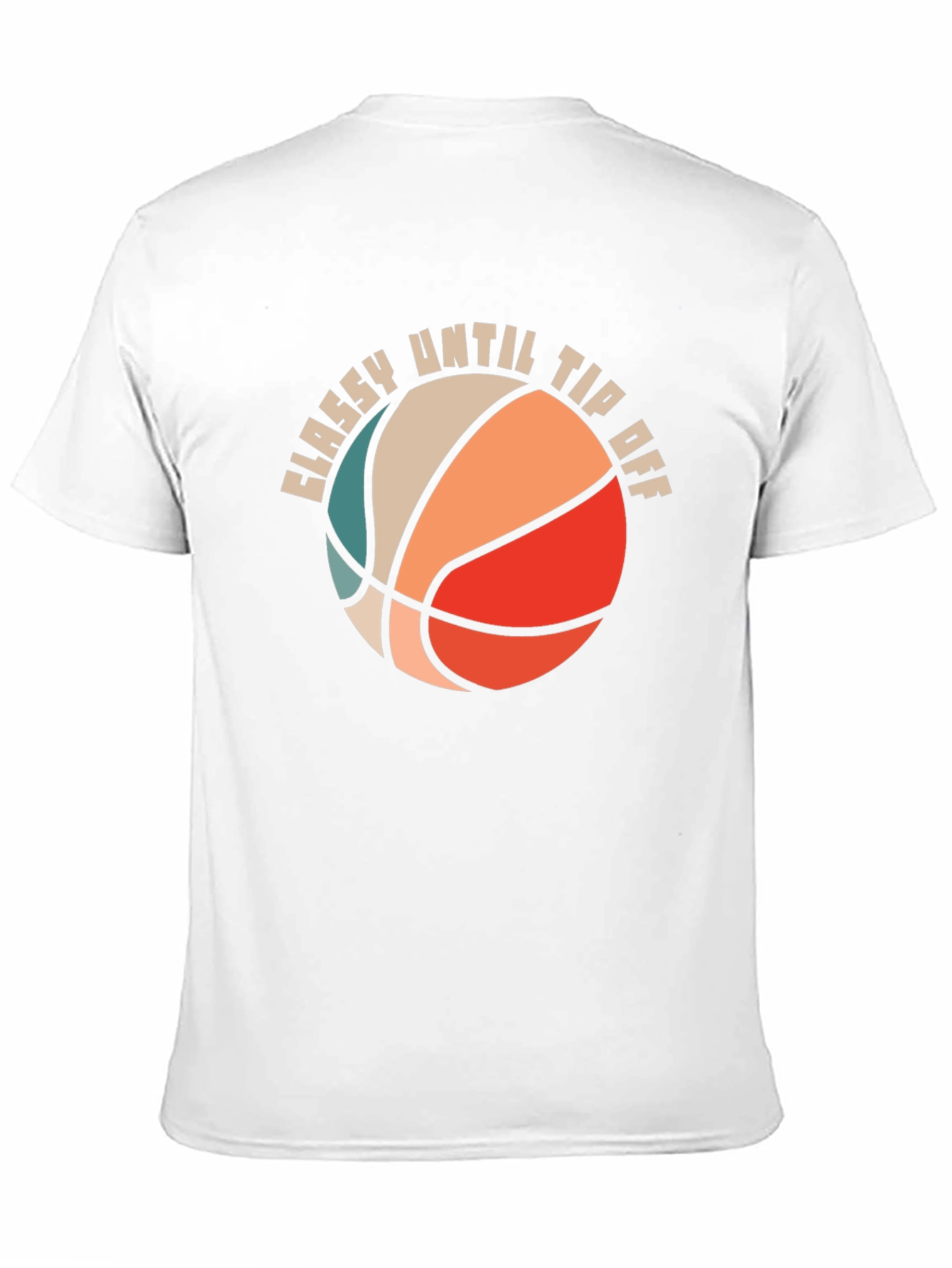 Classy Until Tip Off Basketball Graphic Tee