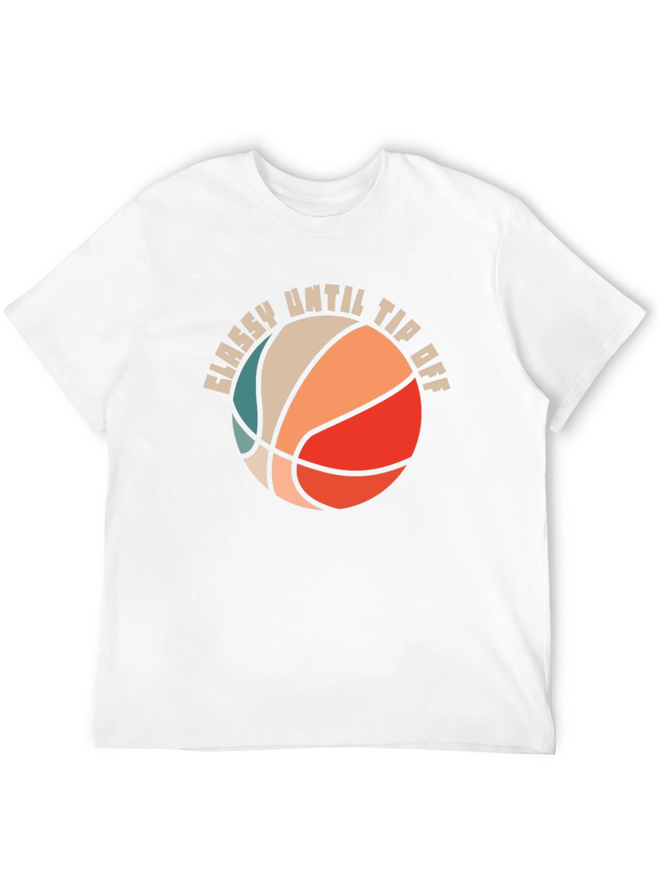 Classy Until Tip Off Basketball Graphic Tee