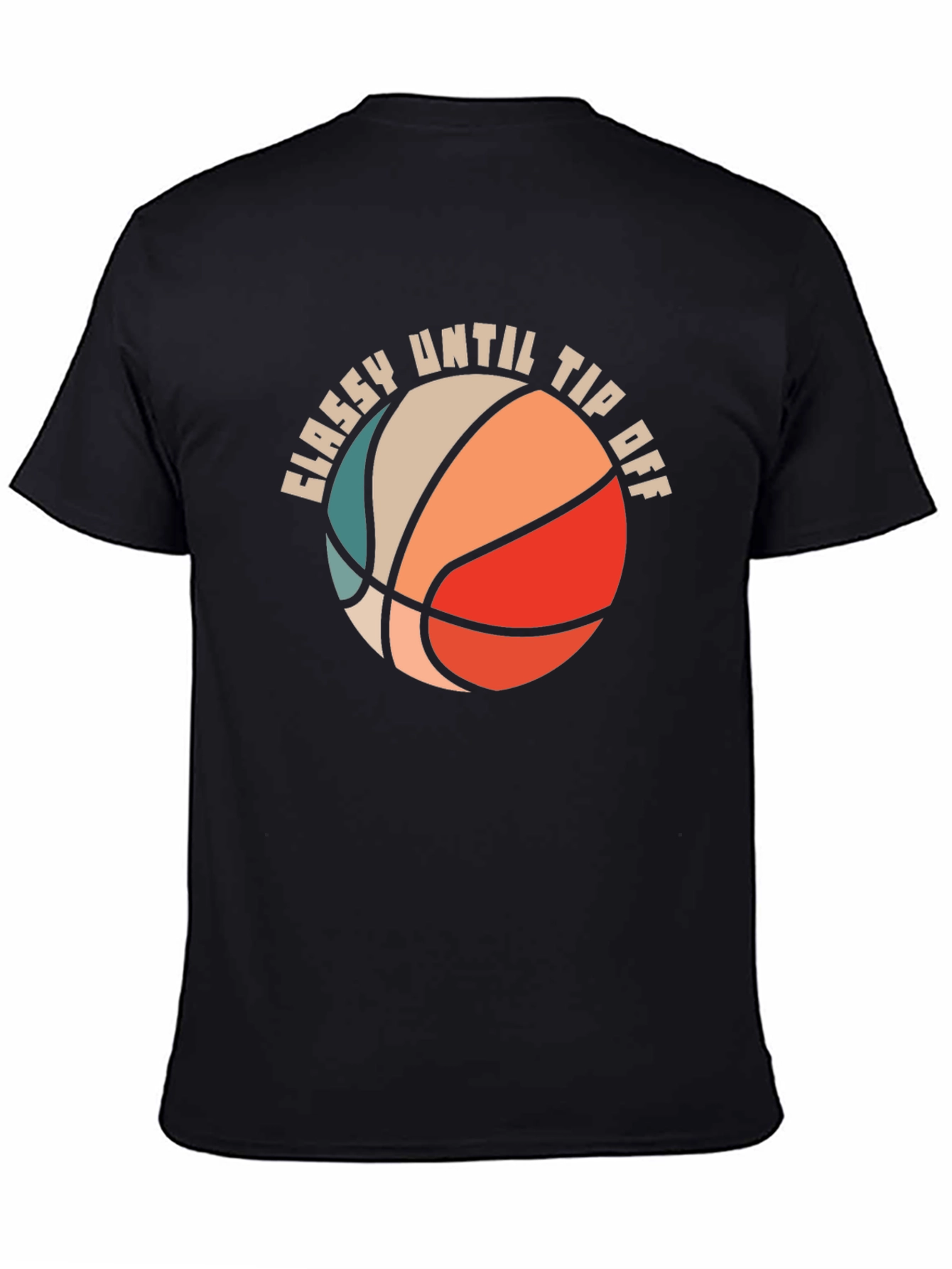 Classy Until Tip Off Basketball Graphic Tee