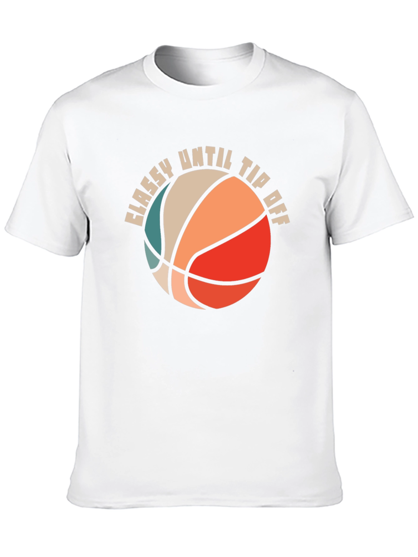 Classy Until Tip Off Basketball Graphic Tee