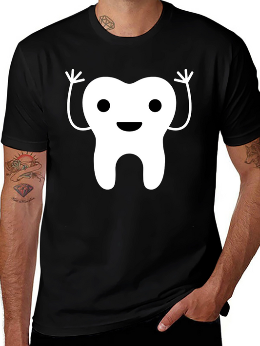 Funny Tooth Graphic Tee - Dental Humor T-Shirt