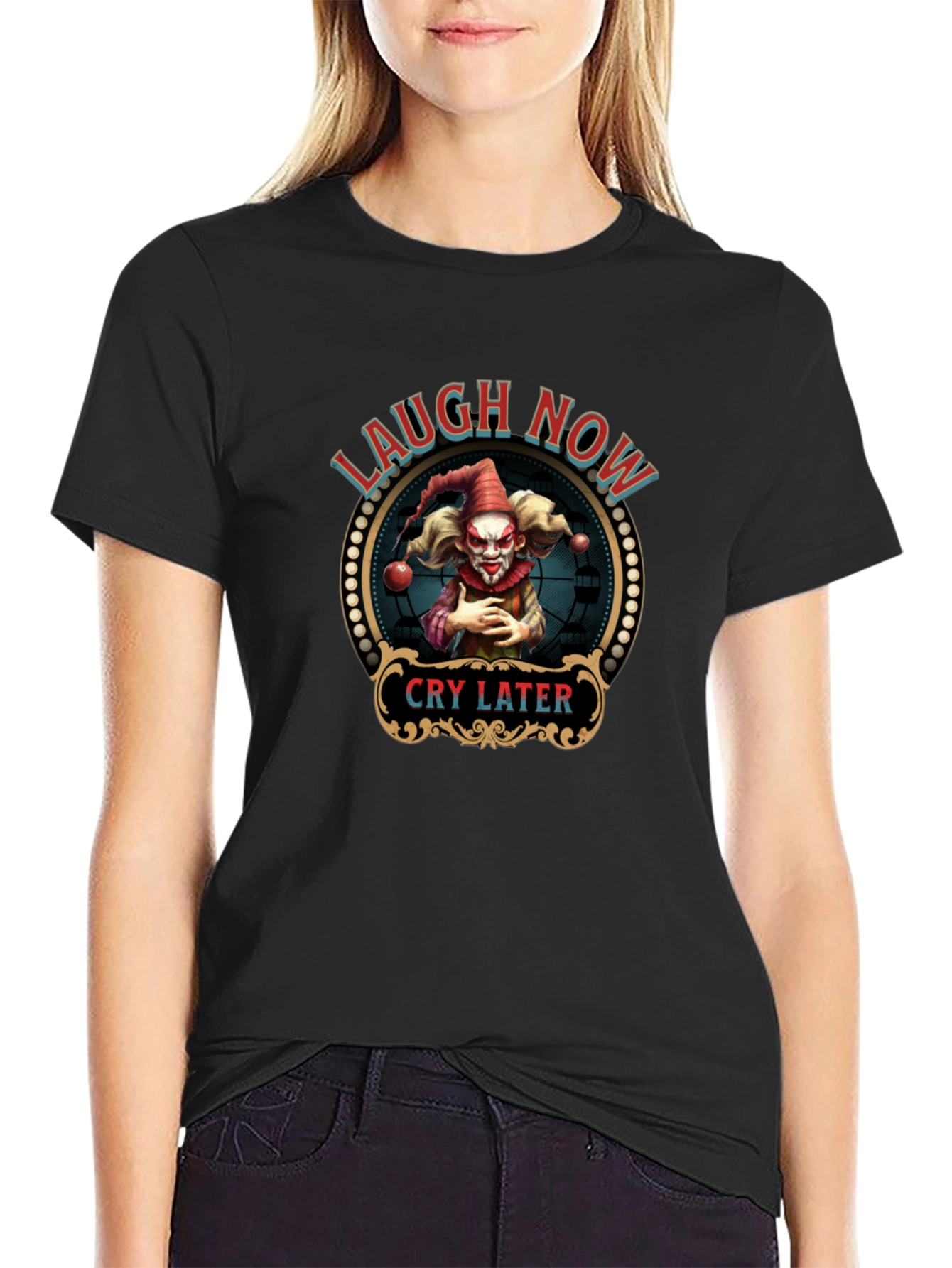 Laugh Now Cry Later Graphic Tee