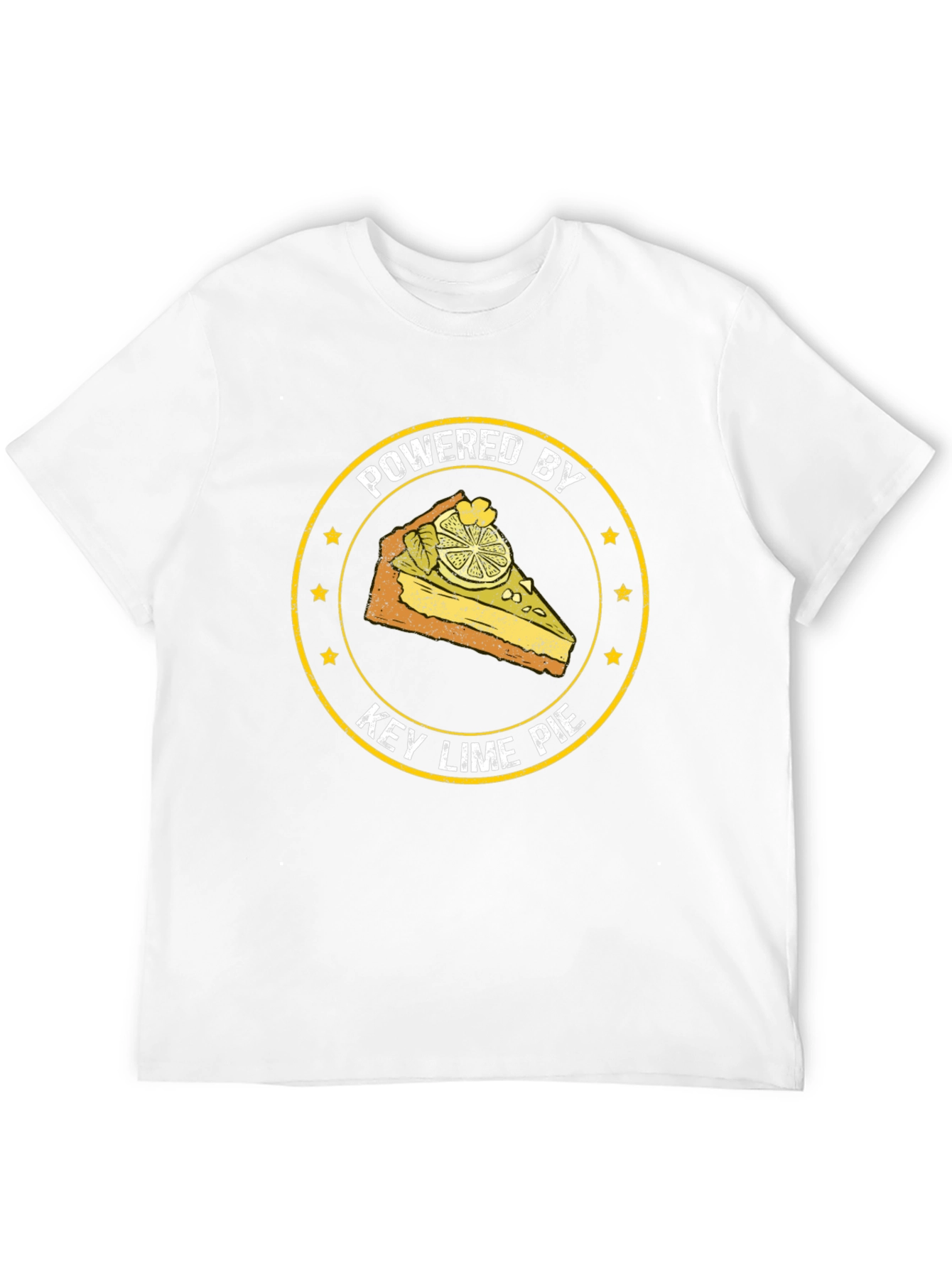 Powered by Key Lime Pie Graphic T-Shirt