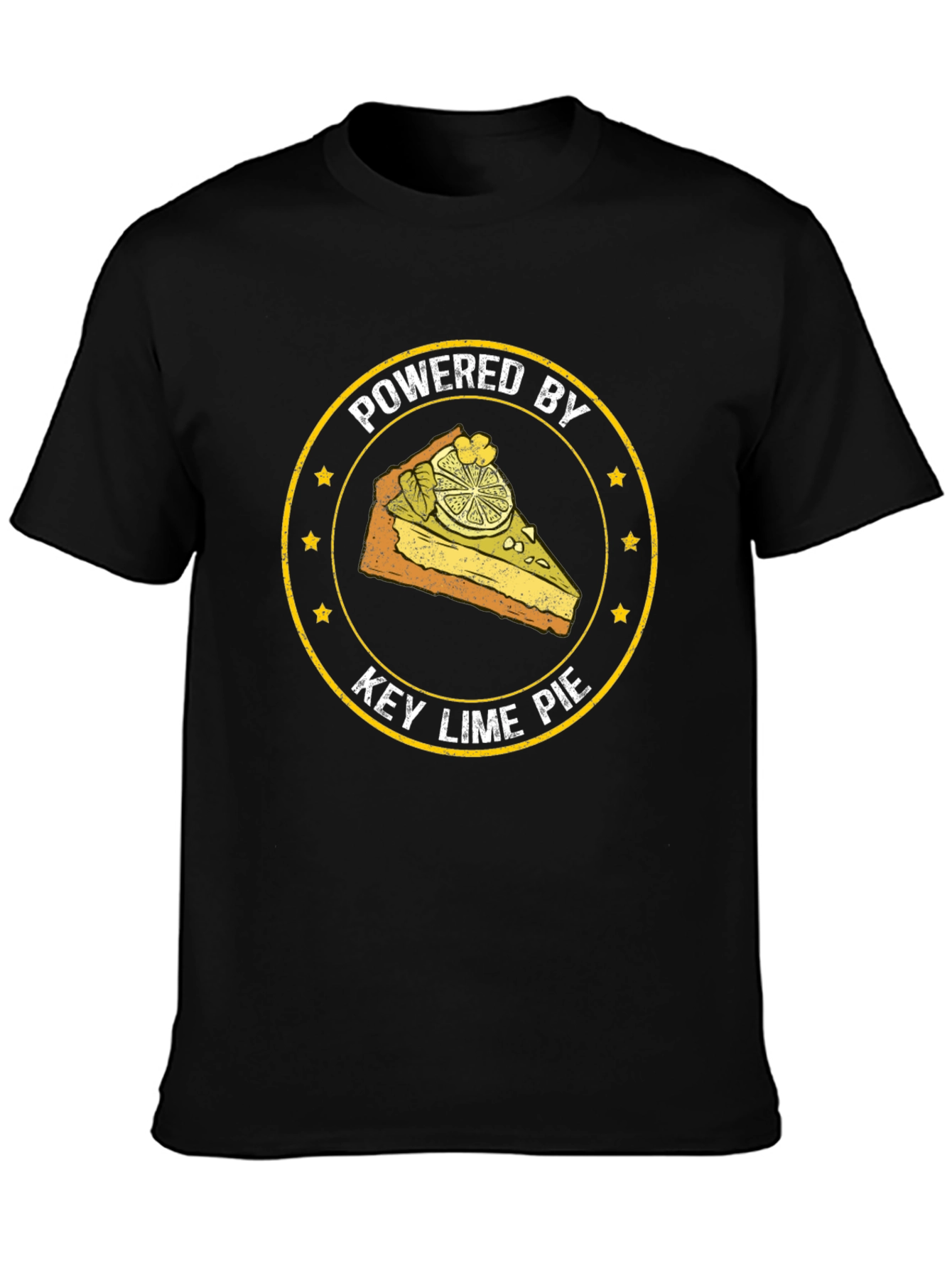Powered by Key Lime Pie Graphic T-Shirt