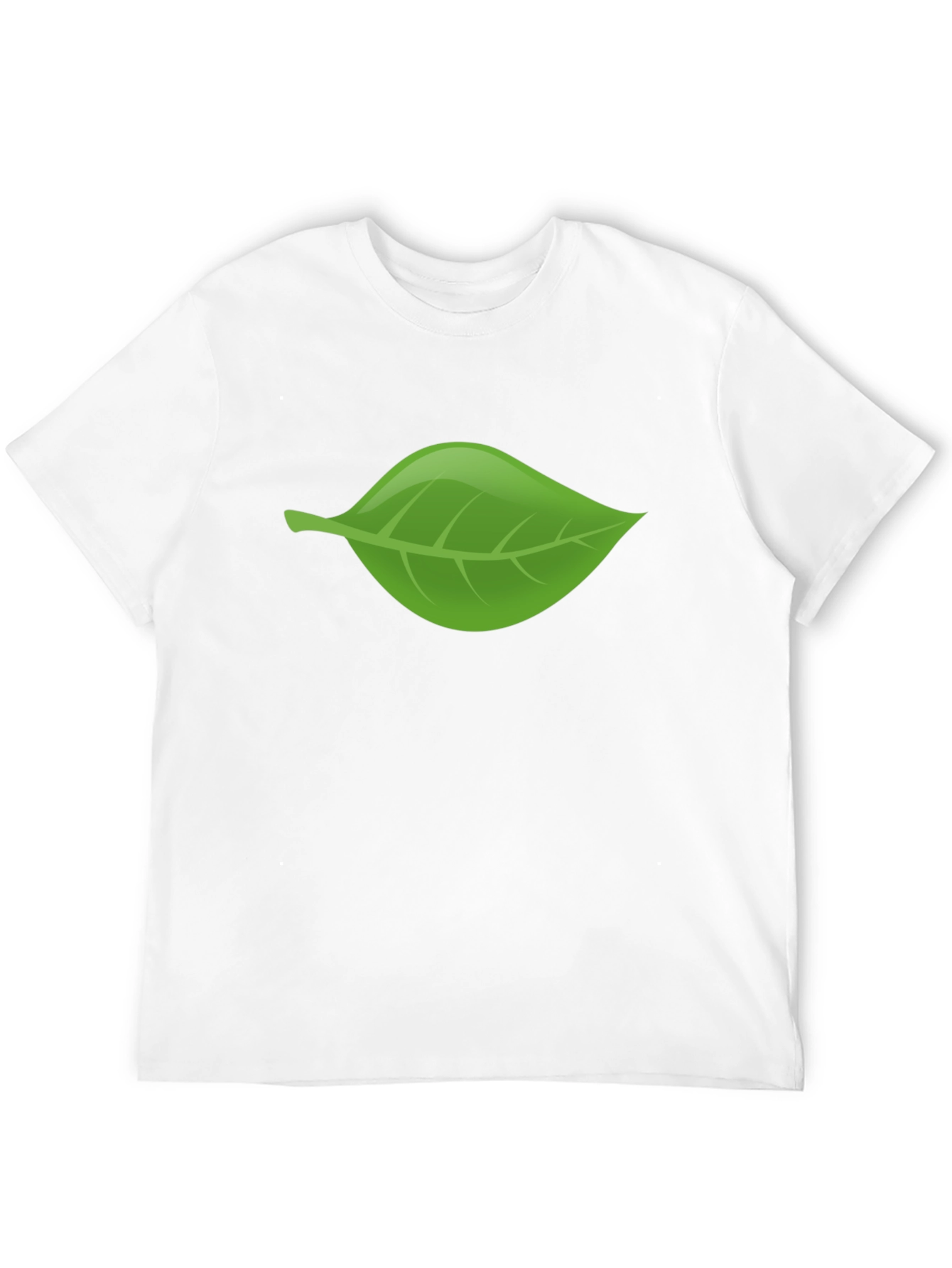 Leaf Graphic Black T-Shirt
