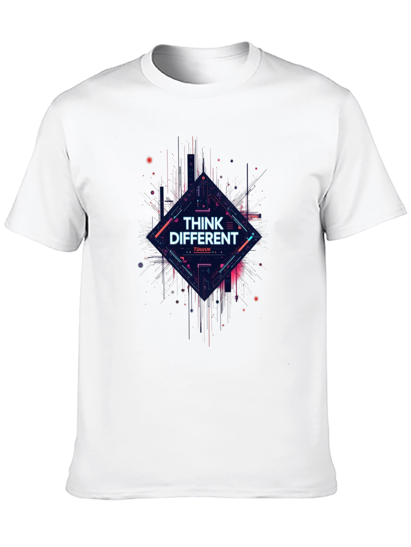 Think Different Graphic Tee - Mens Black T-Shirt