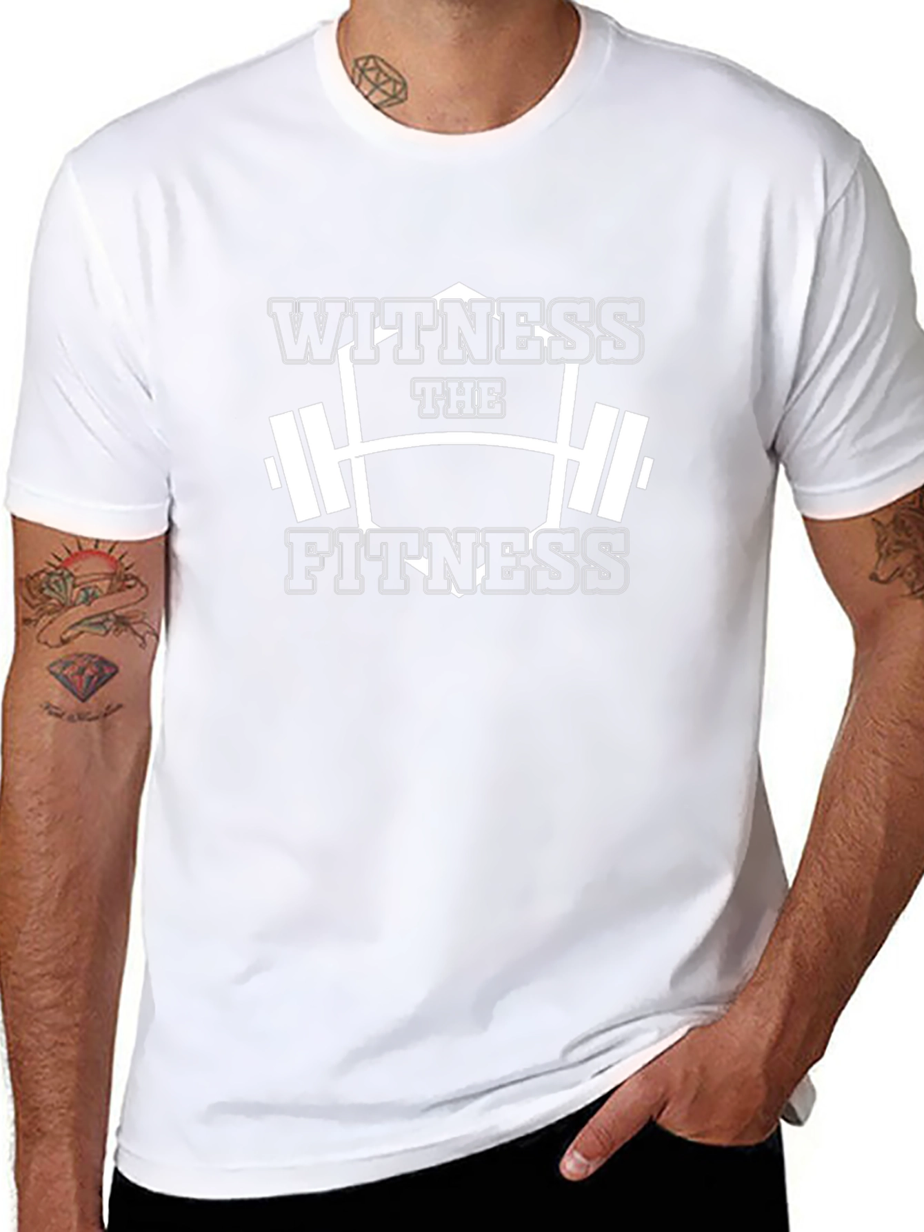 Witness the Fitness Black Graphic Tee