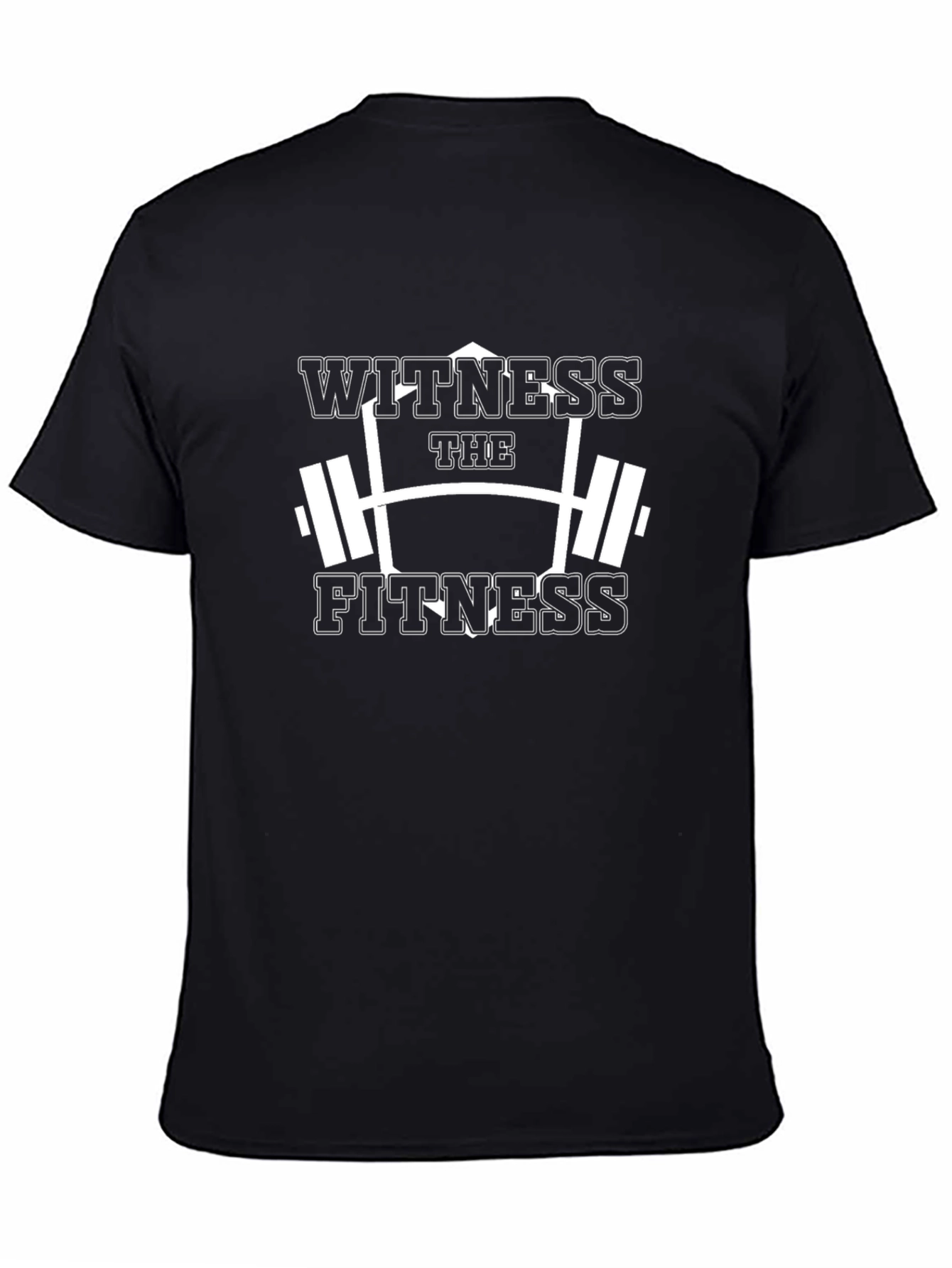 Witness the Fitness Black Graphic Tee