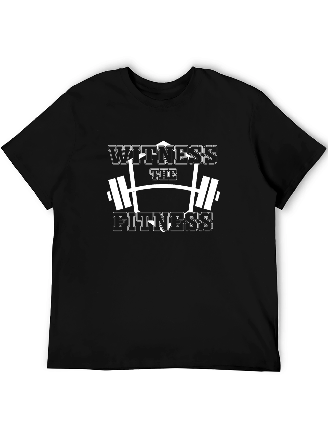 Witness the Fitness Black Graphic Tee