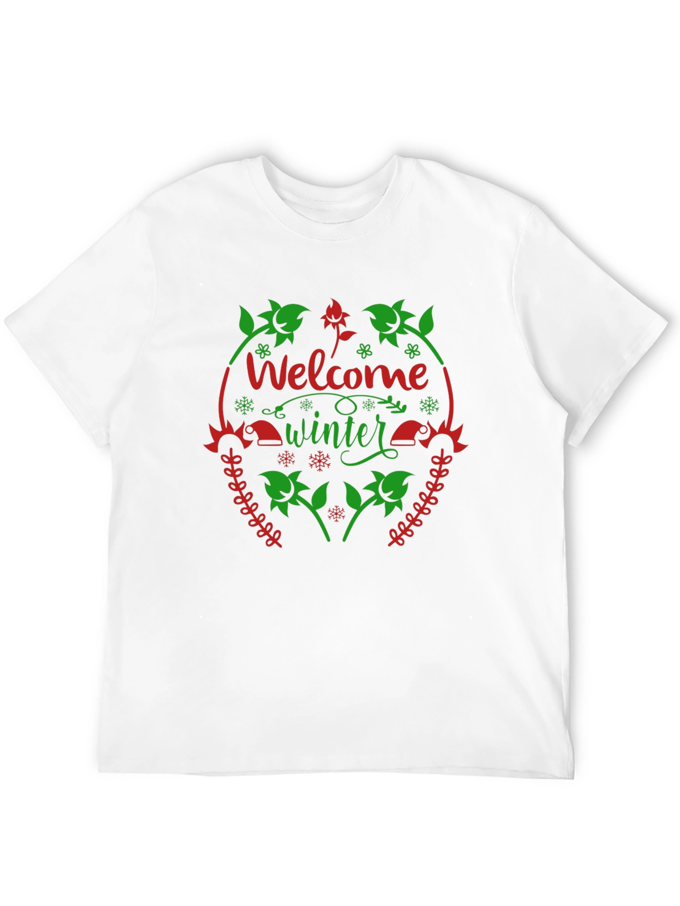 Welcome Winter Black T-Shirt