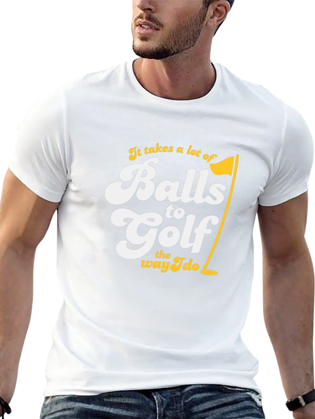 Balls to Golf Black T-Shirt