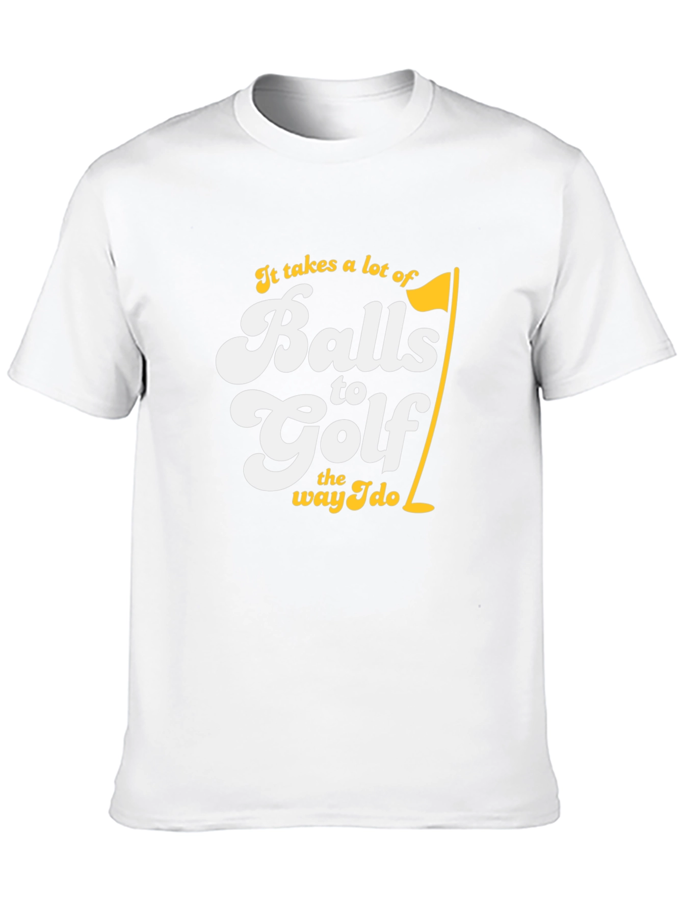 Balls to Golf Black T-Shirt