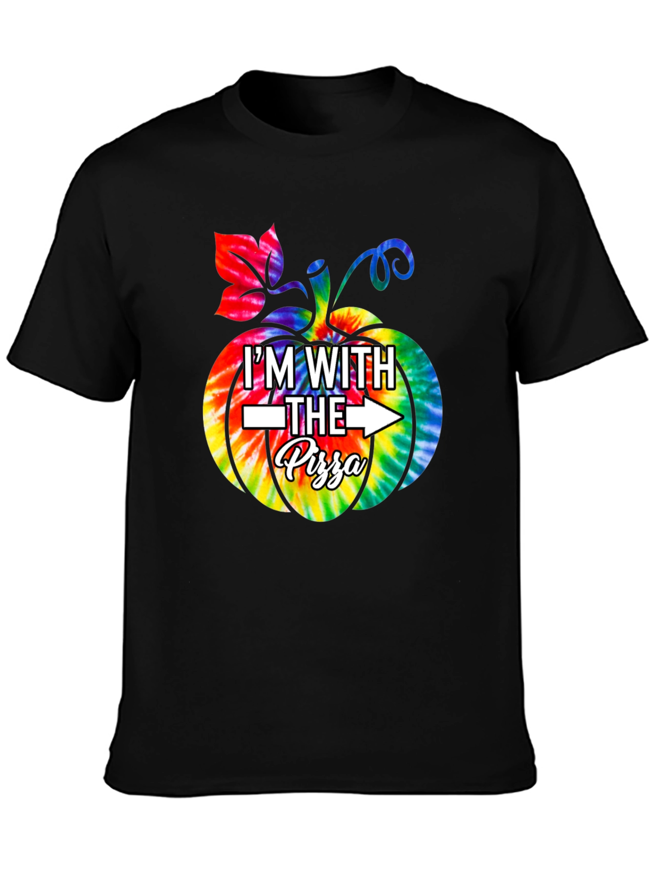 Im With The Pizza Halloween T-Shirt
