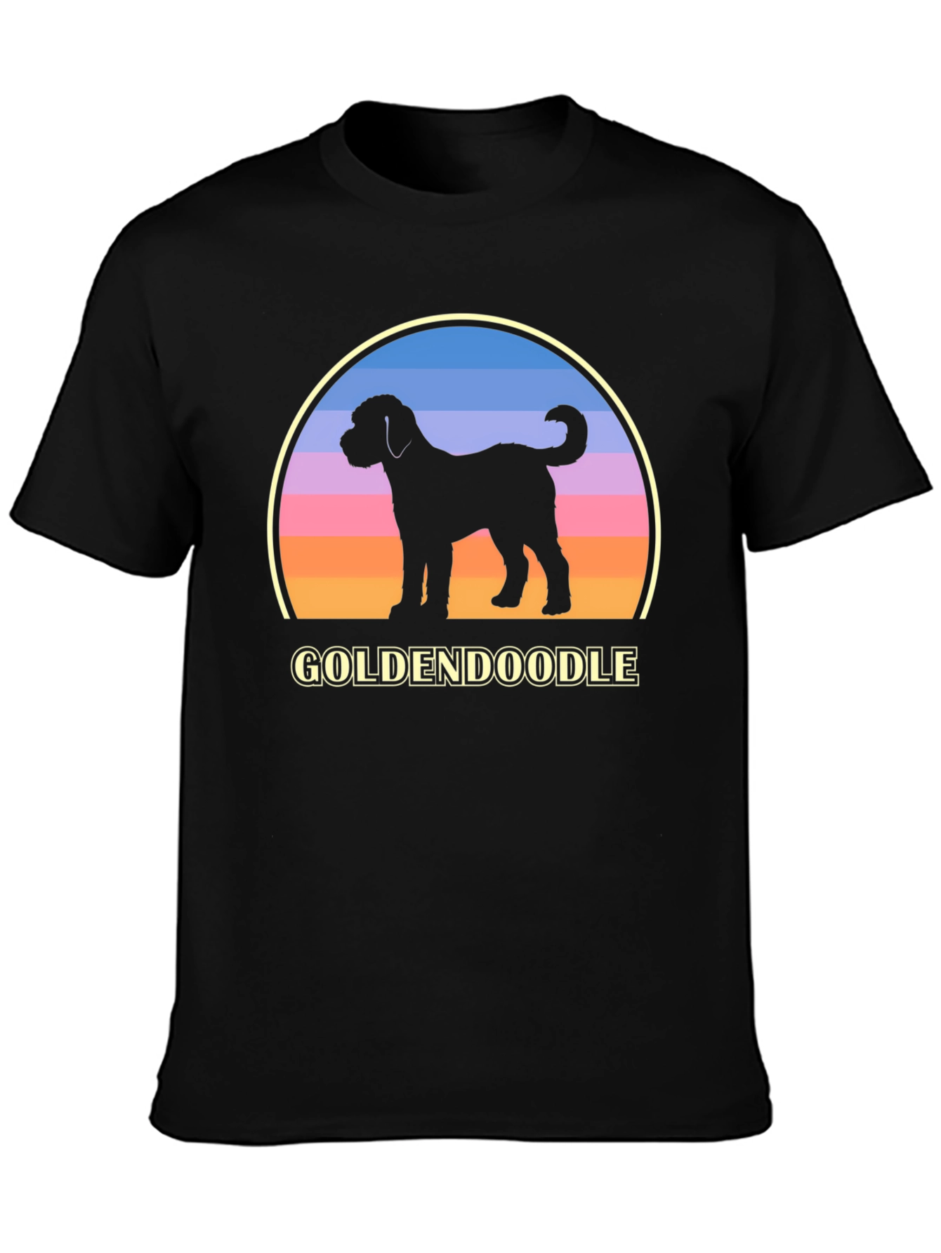 Goldendoodle Sunset T-Shirt Dog Lover Tee
