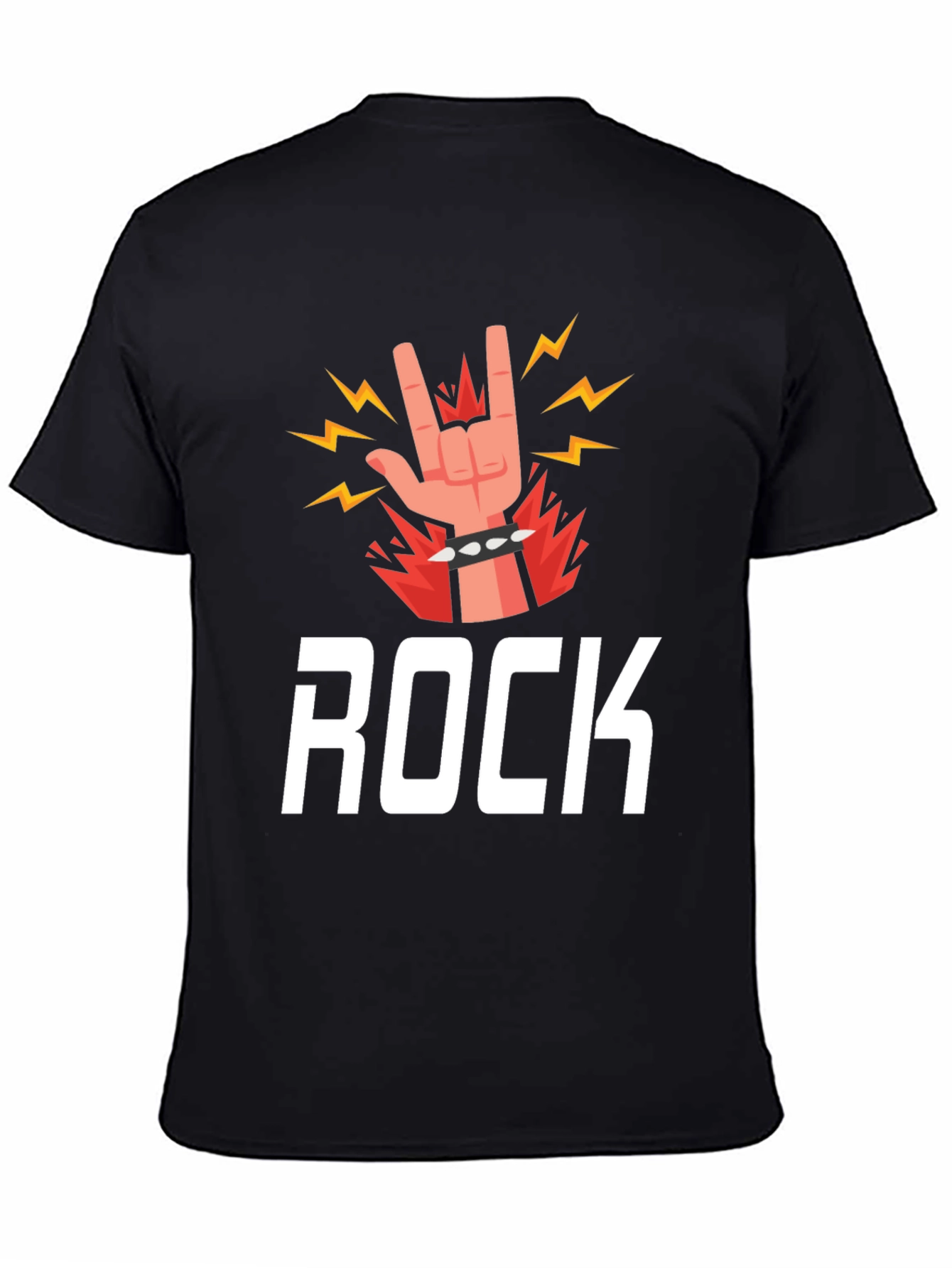 Rock Music Graphic Tee - Classic Black T-Shirt