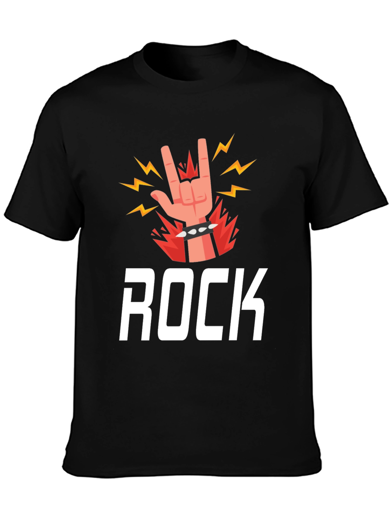 Rock Music Graphic Tee - Classic Black T-Shirt