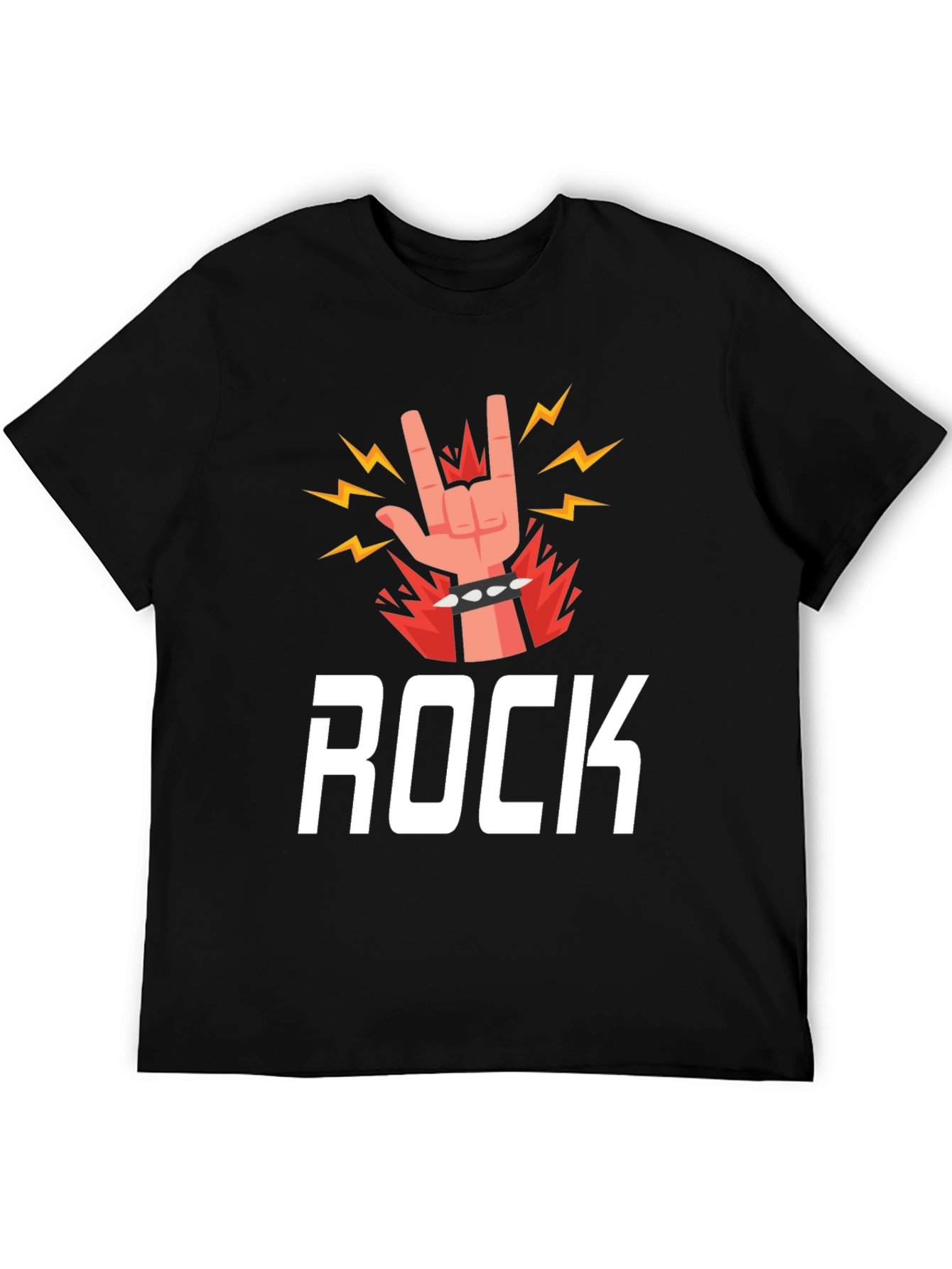 Rock Music Graphic Tee - Classic Black T-Shirt