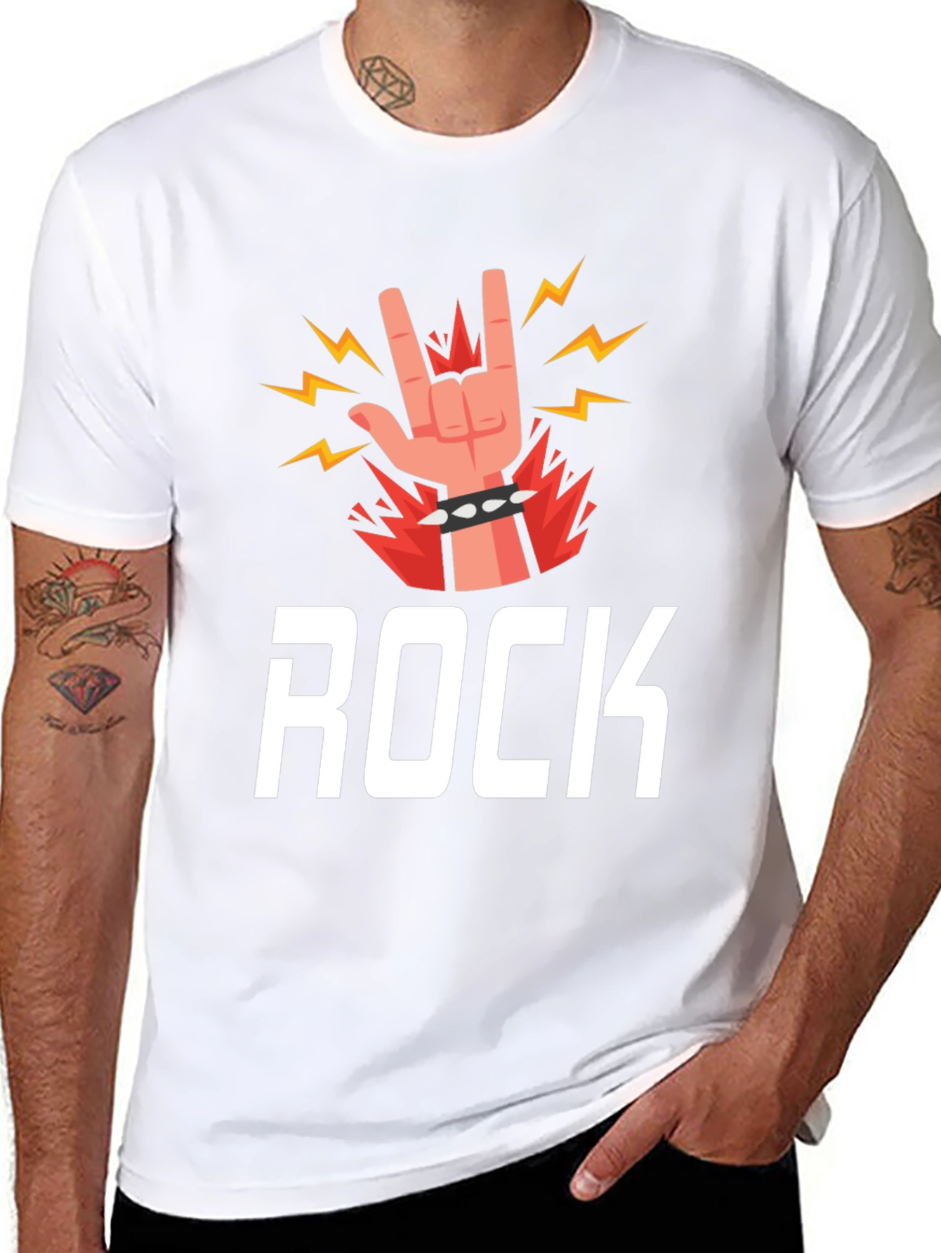 Rock Music Graphic Tee - Classic Black T-Shirt