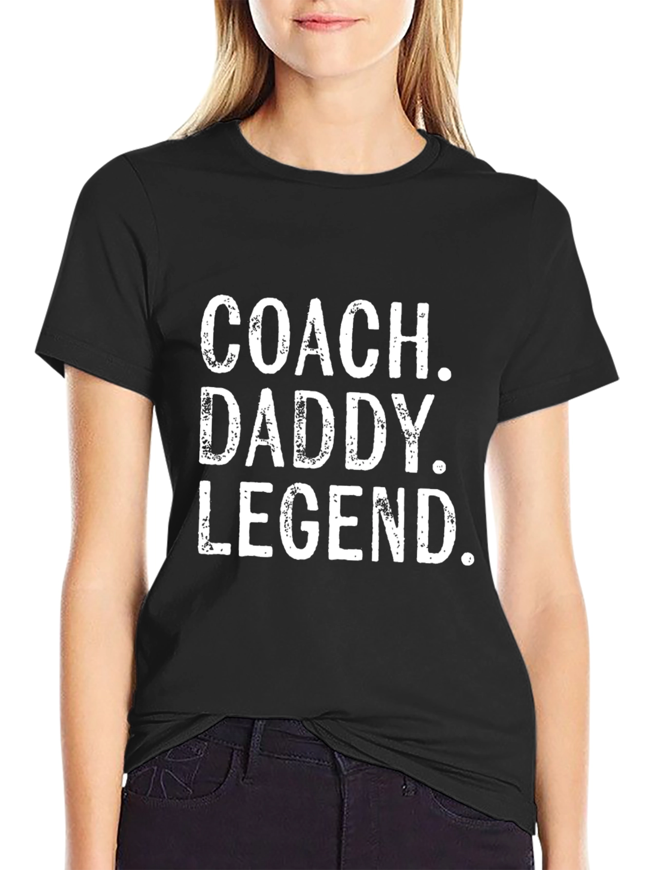 Coach Daddy Legend Graphic Tee - Black