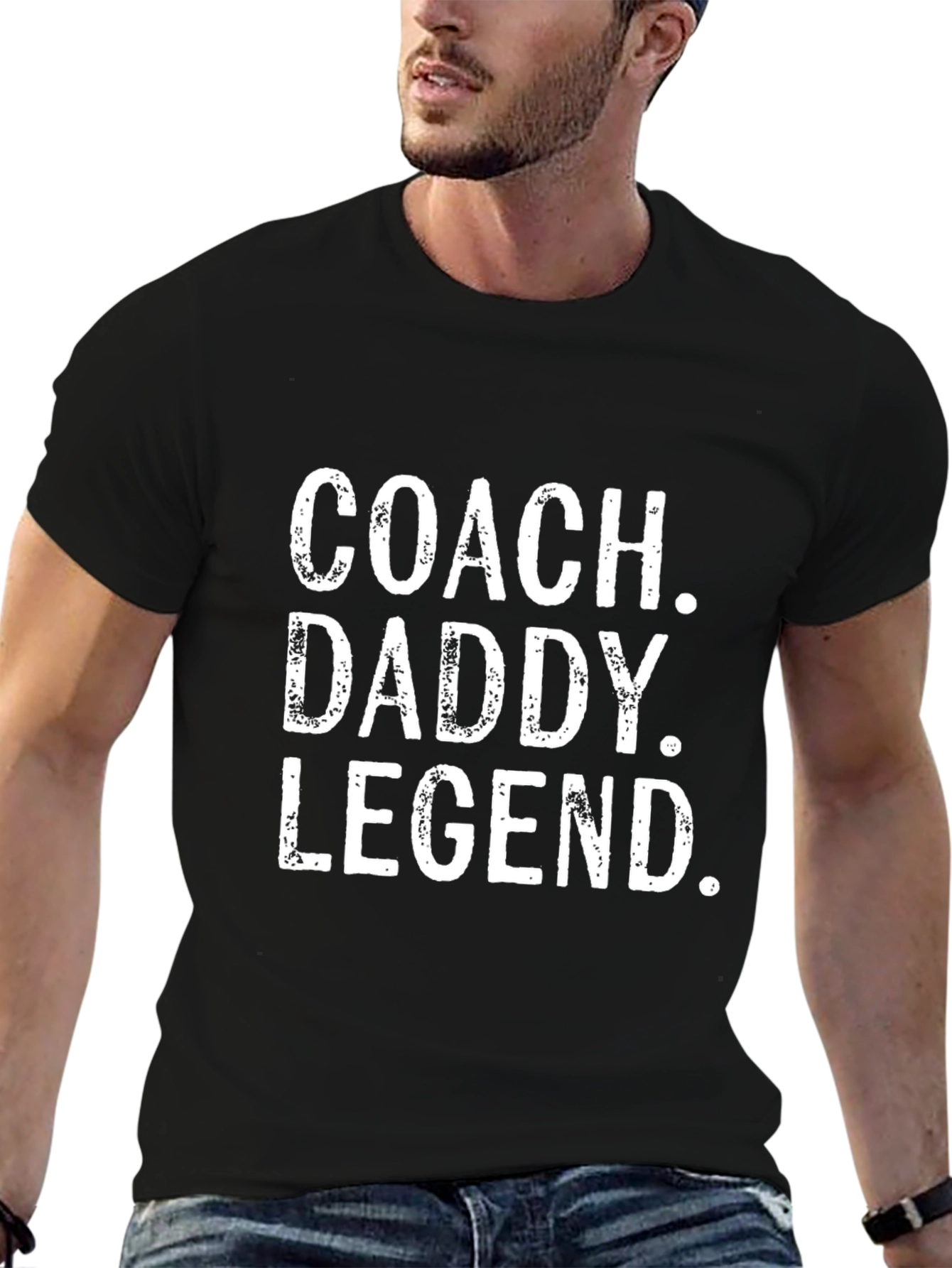 Coach Daddy Legend Graphic Tee - Black