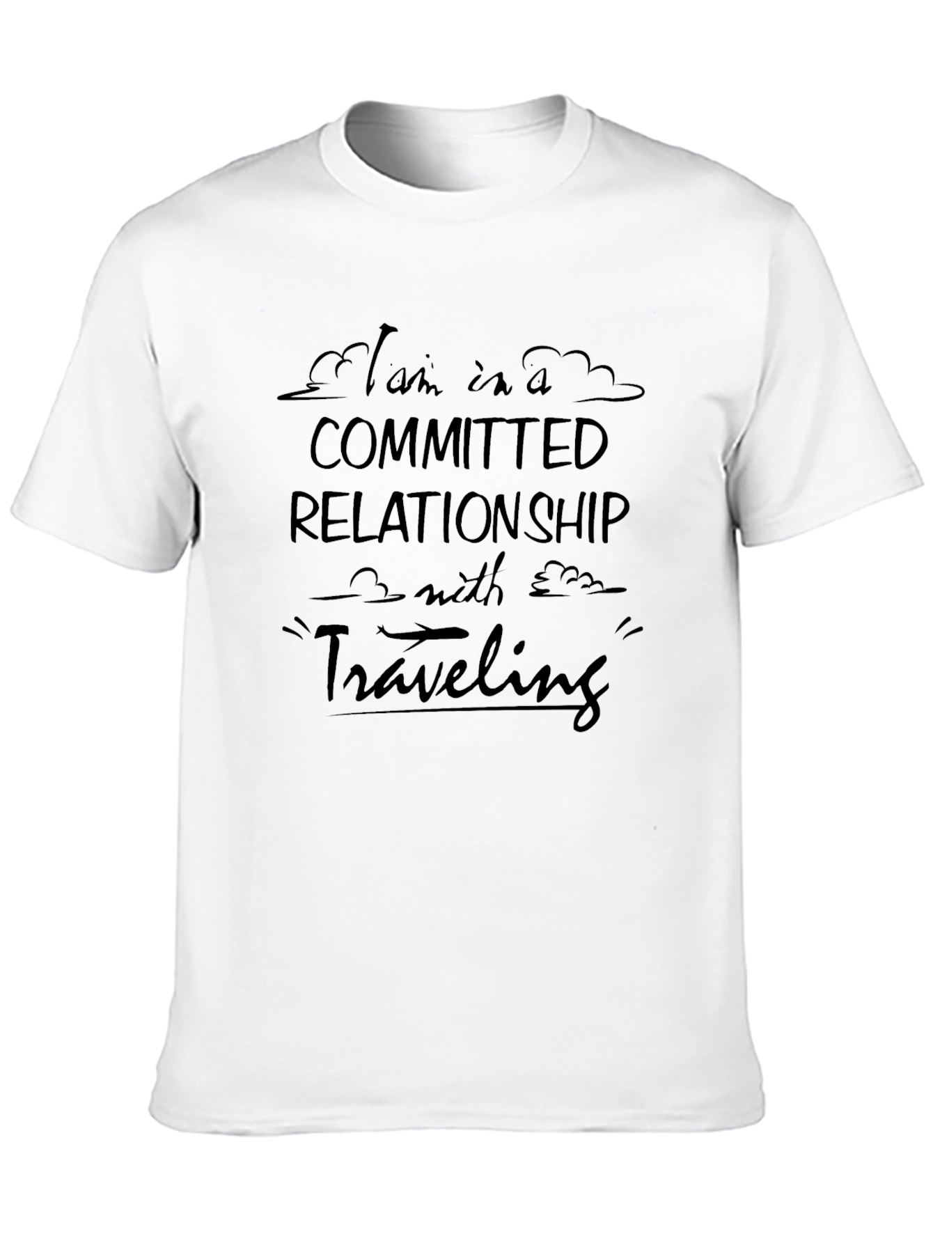 Committed to Traveling Black T-Shirt