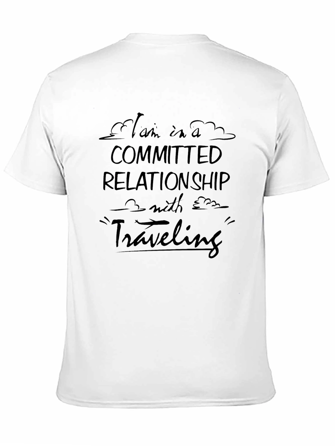 Committed to Traveling Black T-Shirt