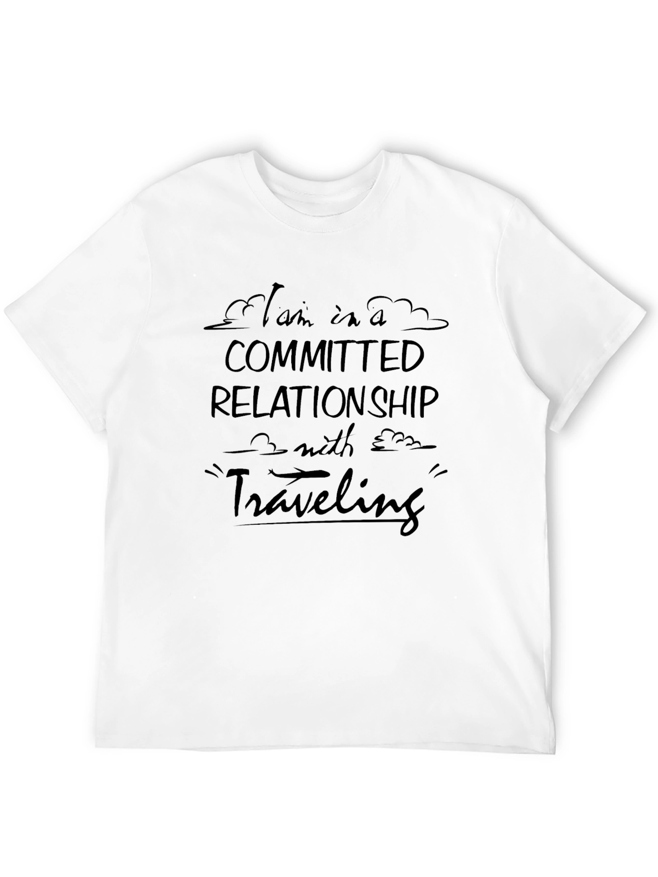 Committed to Traveling Black T-Shirt