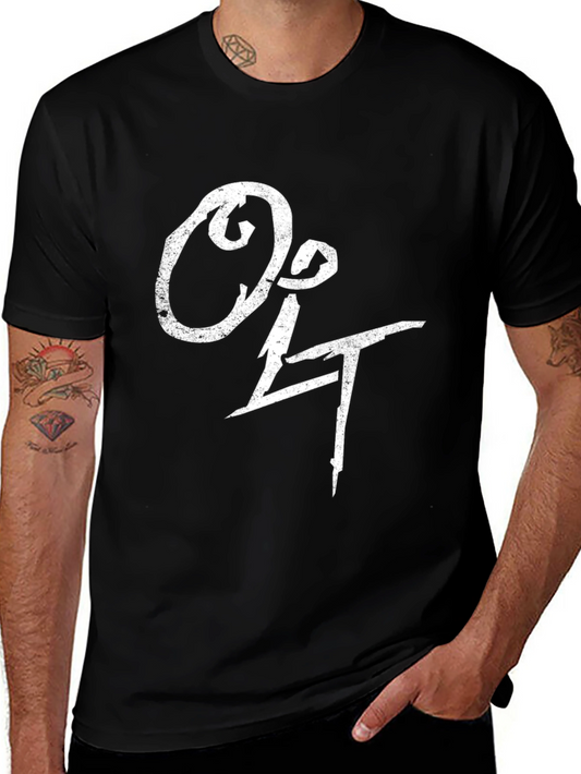 Distressed OLT Graphic Black T-Shirt