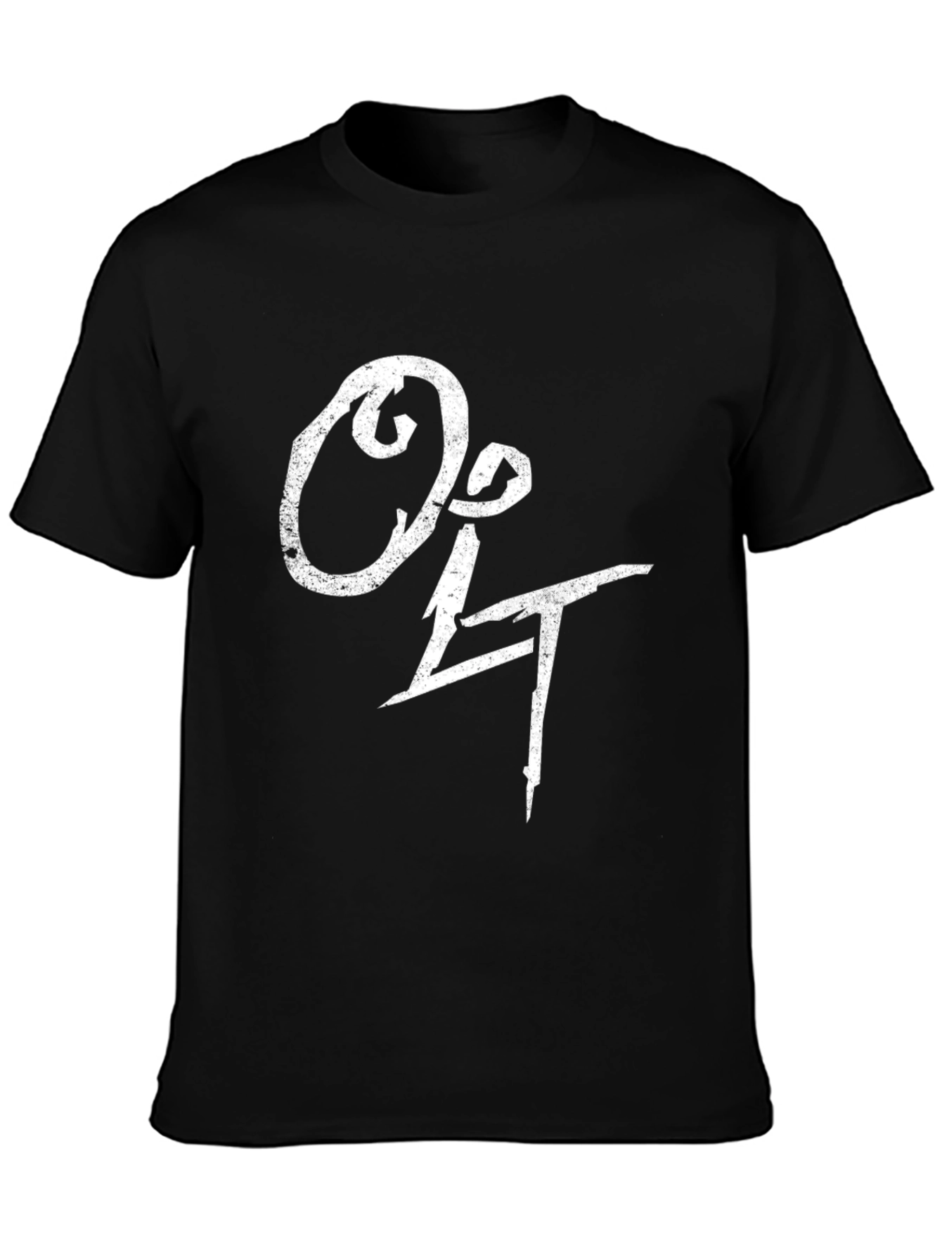 Distressed OLT Graphic Black T-Shirt