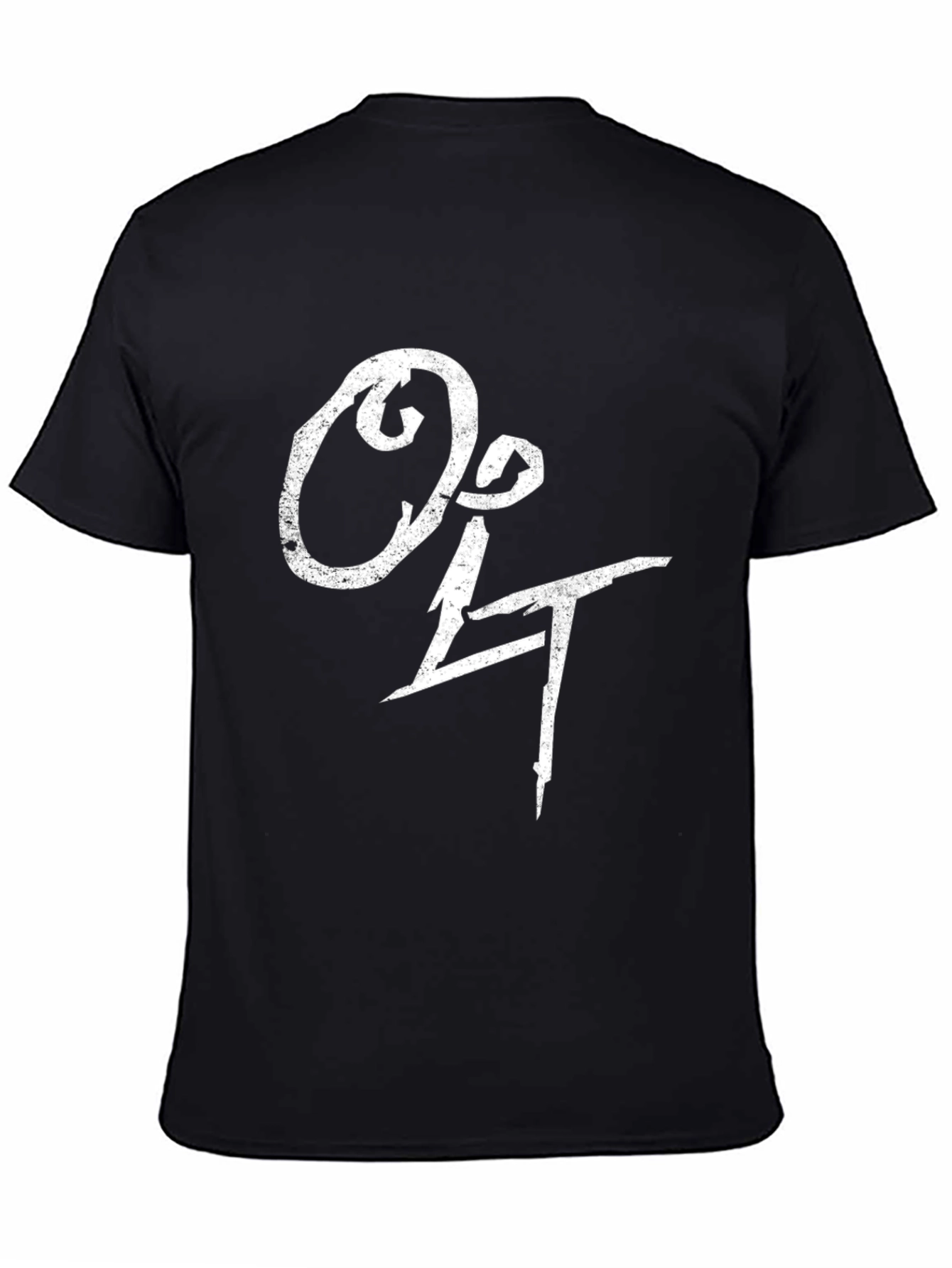 Distressed OLT Graphic Black T-Shirt
