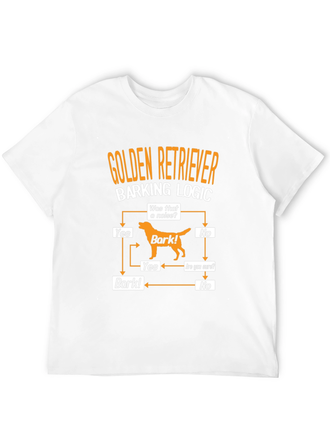 Golden Retriever Barking Logic T-Shirt