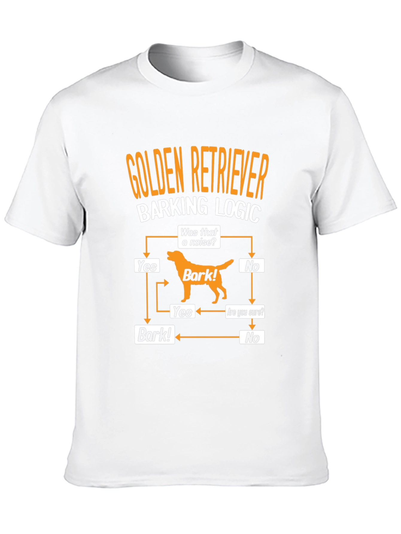 Golden Retriever Barking Logic T-Shirt