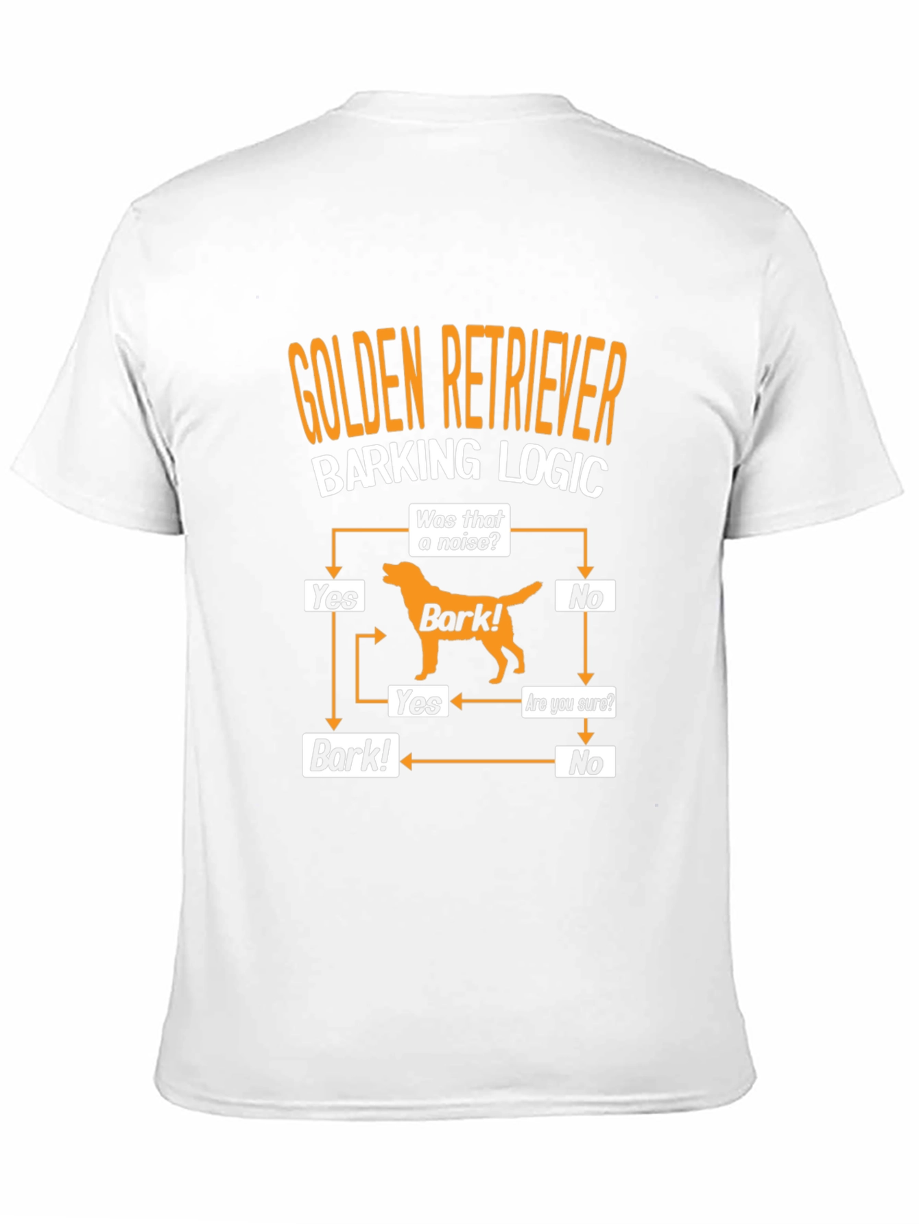 Golden Retriever Barking Logic T-Shirt