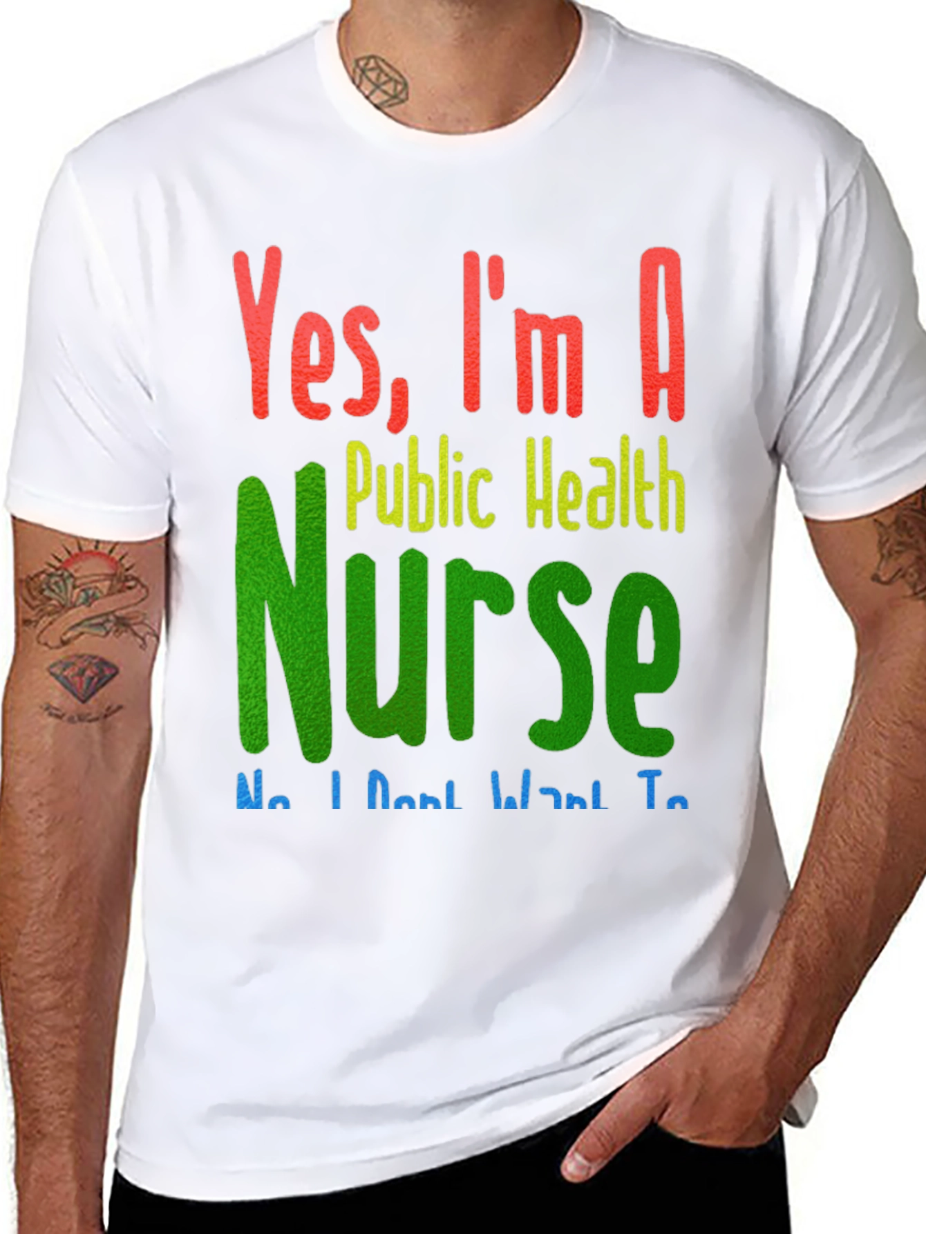 Yes Im A Public Health Nurse - Funny T-Shirt