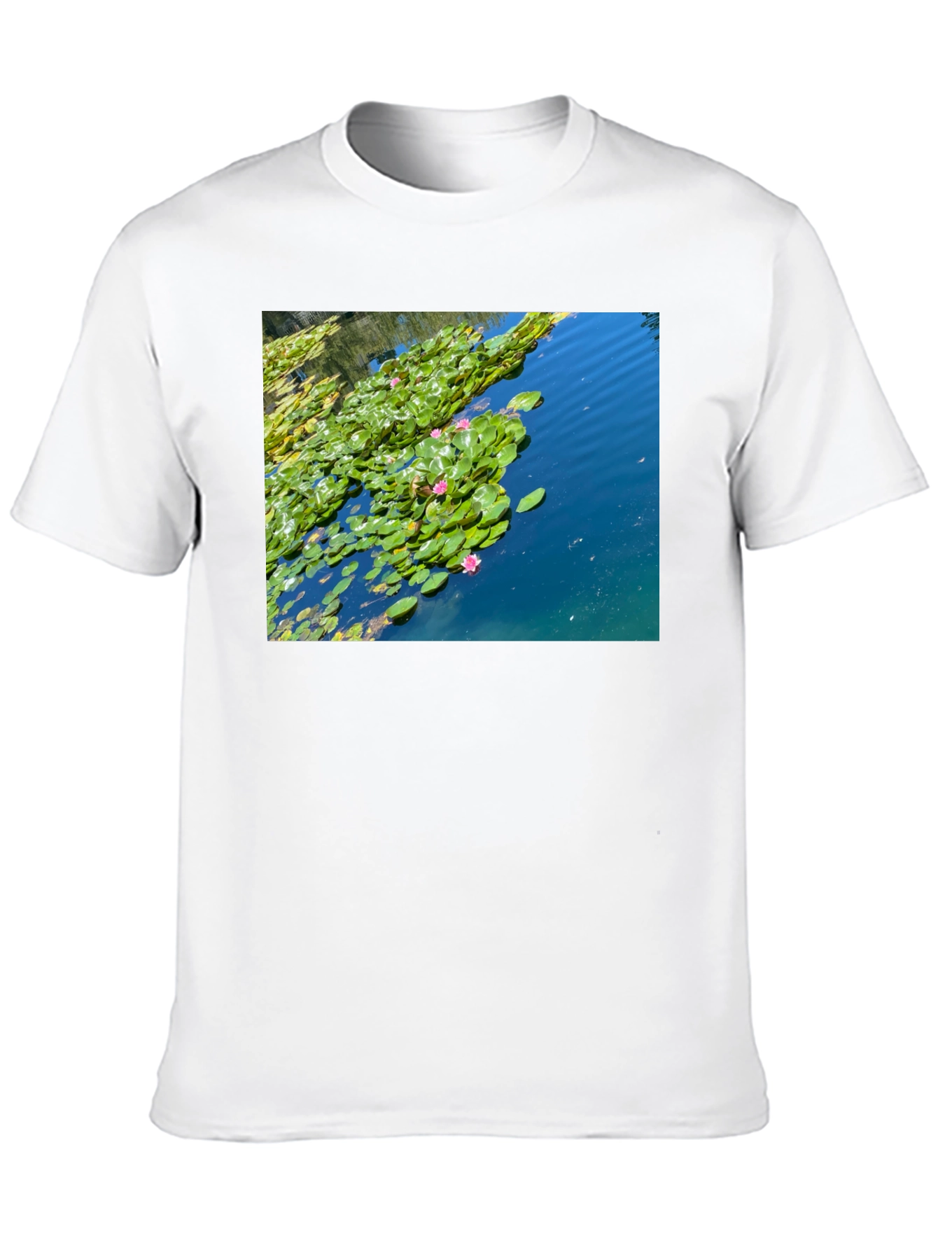 Lily Pond Graphic Tee - Nature Lovers Shirt