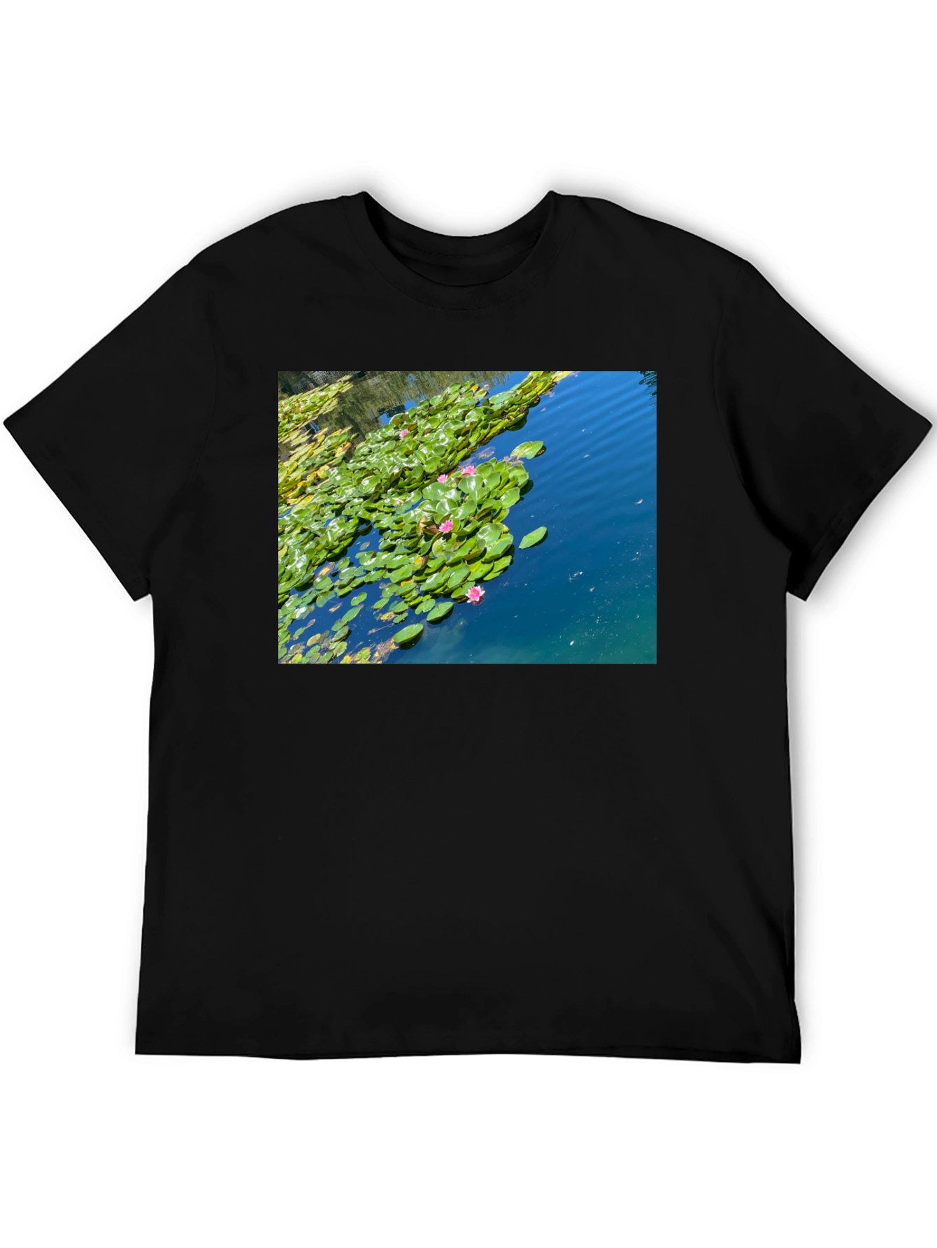 Lily Pond Graphic Tee - Nature Lovers Shirt